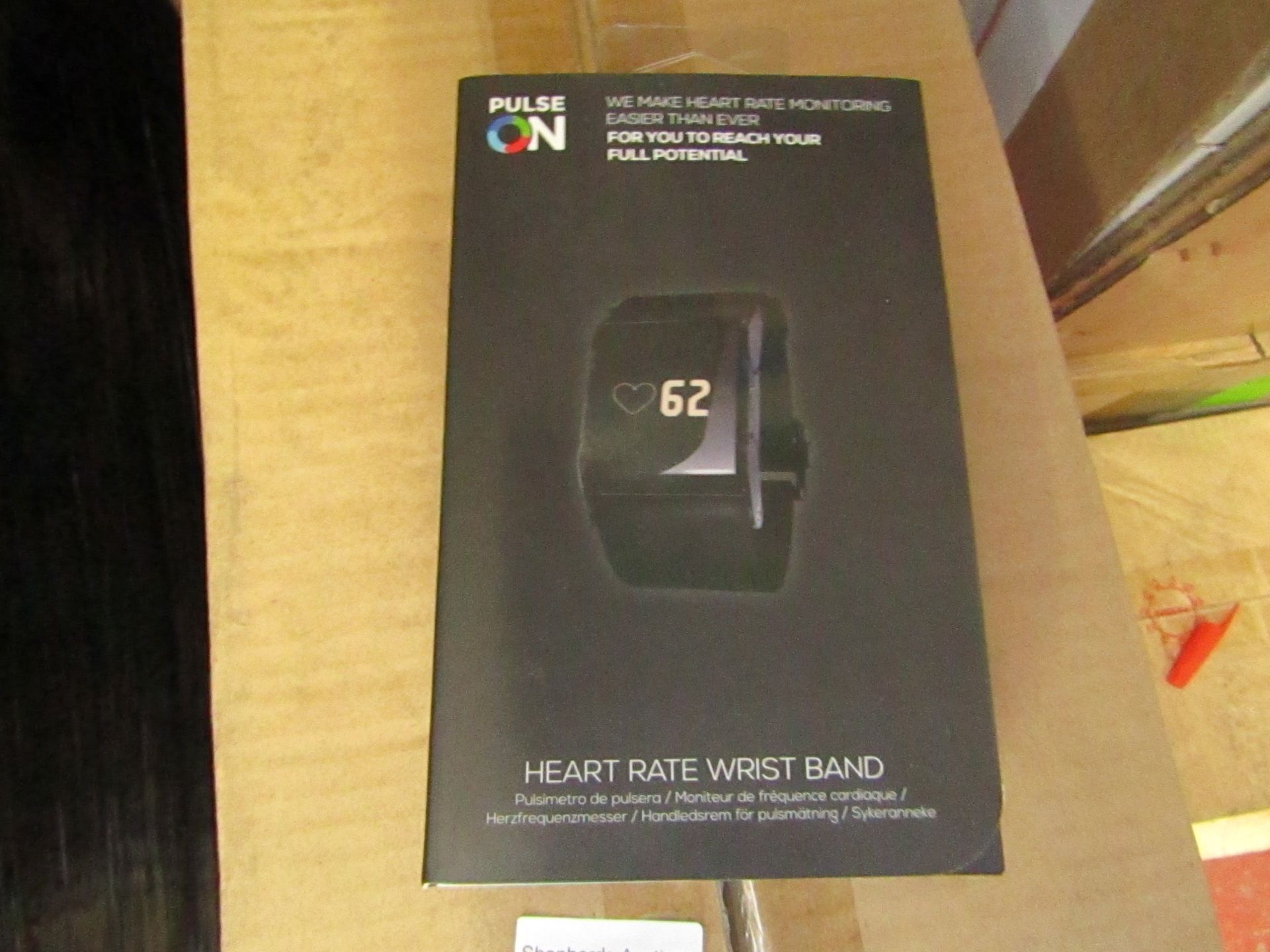 Pulse on heart rate wrist band - New & Boxed