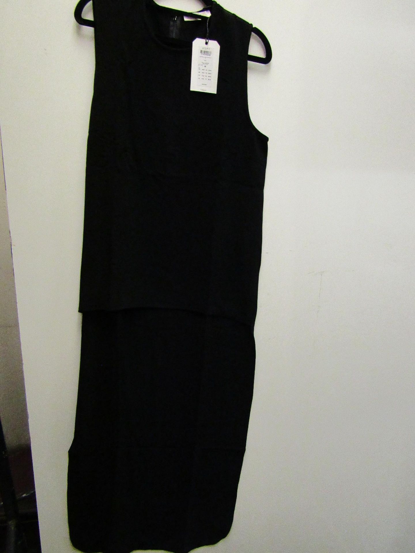 ADPT Ladies Long Black Dress Size S New in Packaging