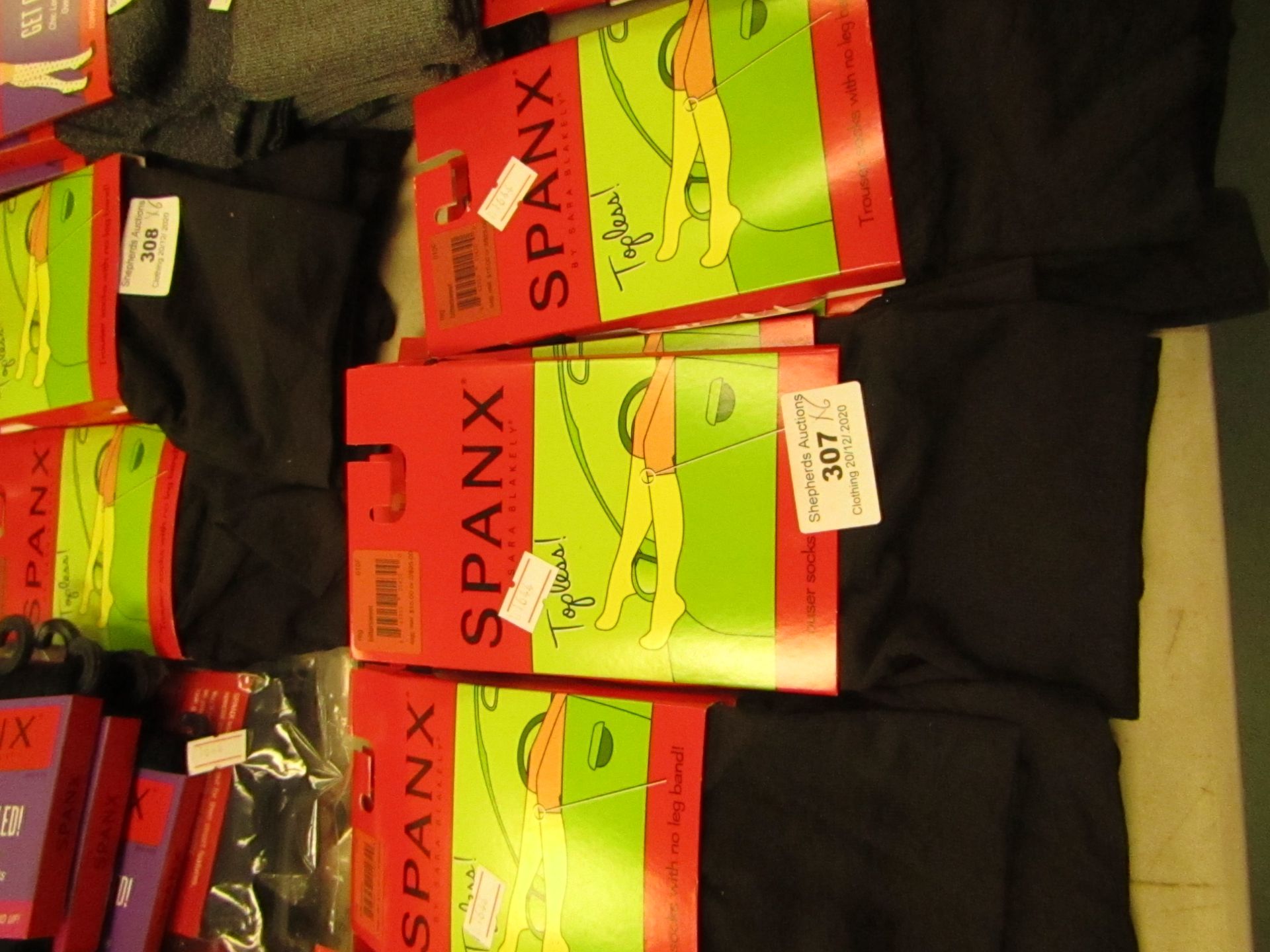 6x pairs of Spanx topless trouser socks, new, RRP £4 each pair