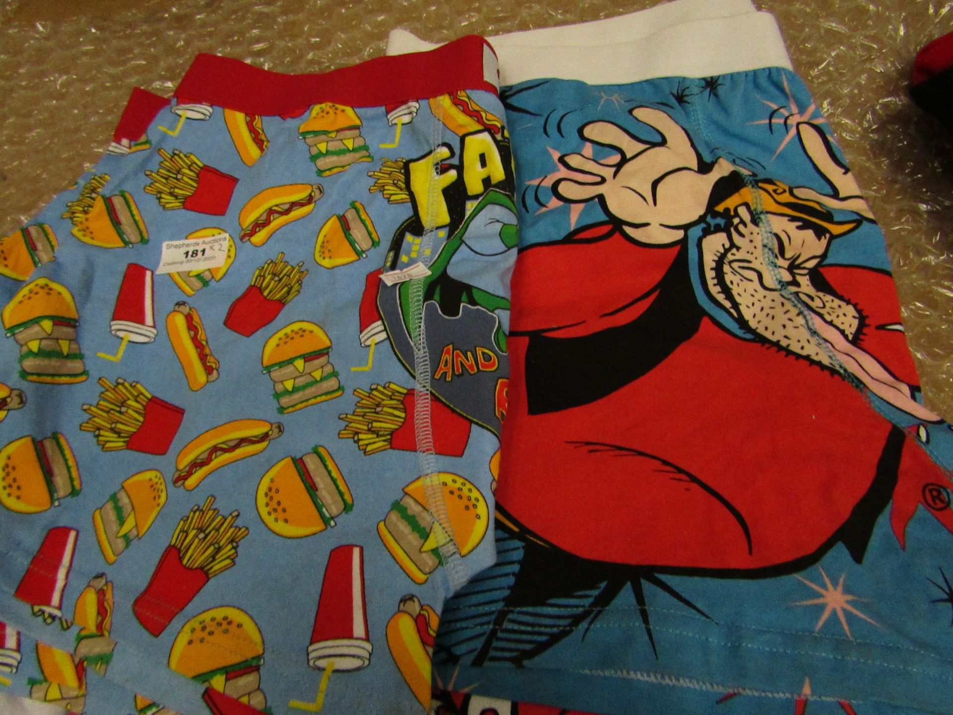 2 X Pairs of Boxer Shorts Being,Fatman Size XX/L & Dandy Size XX/L Both New