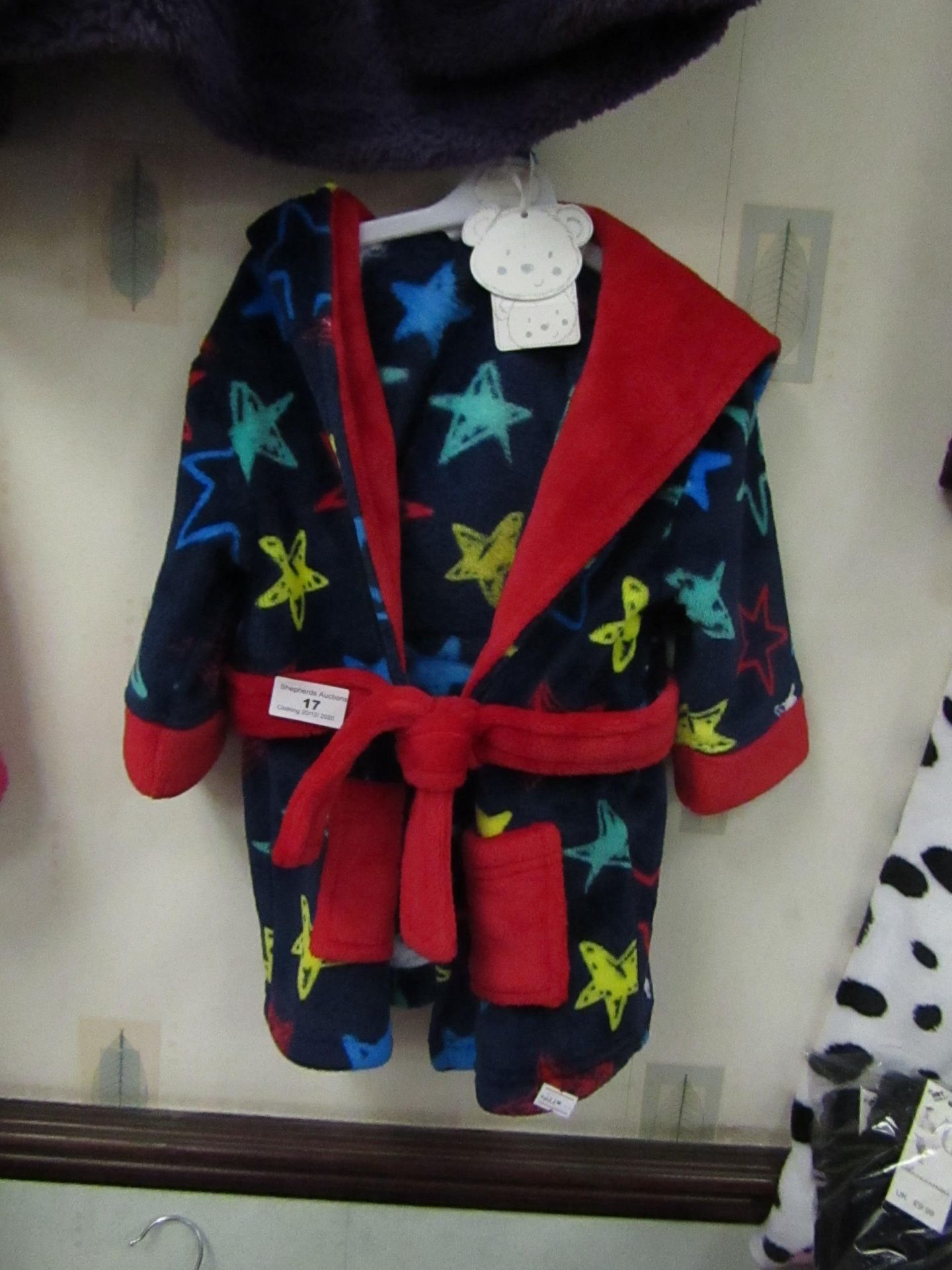 Childs Dressing Gown Aged 6-12 Months New With Tags