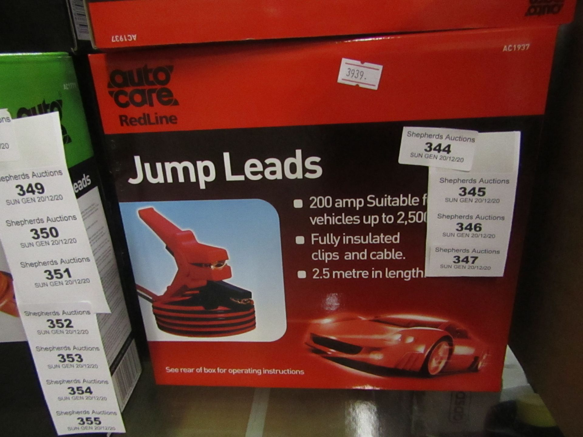 Autocare 200amp Jump leads. 2.5m Liong. New & Boxed