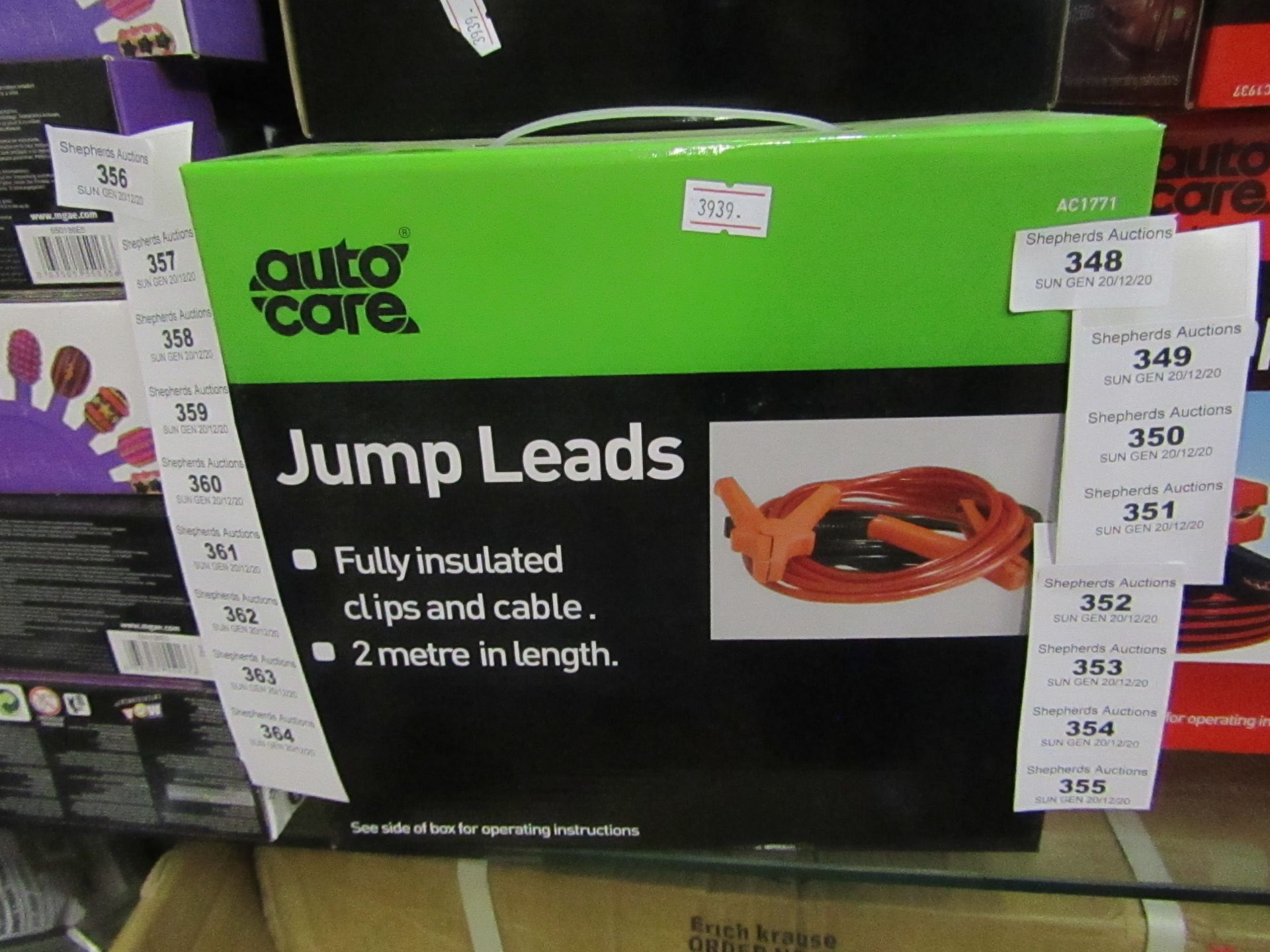 Autocare 2m Jump Leads. New & Boxed