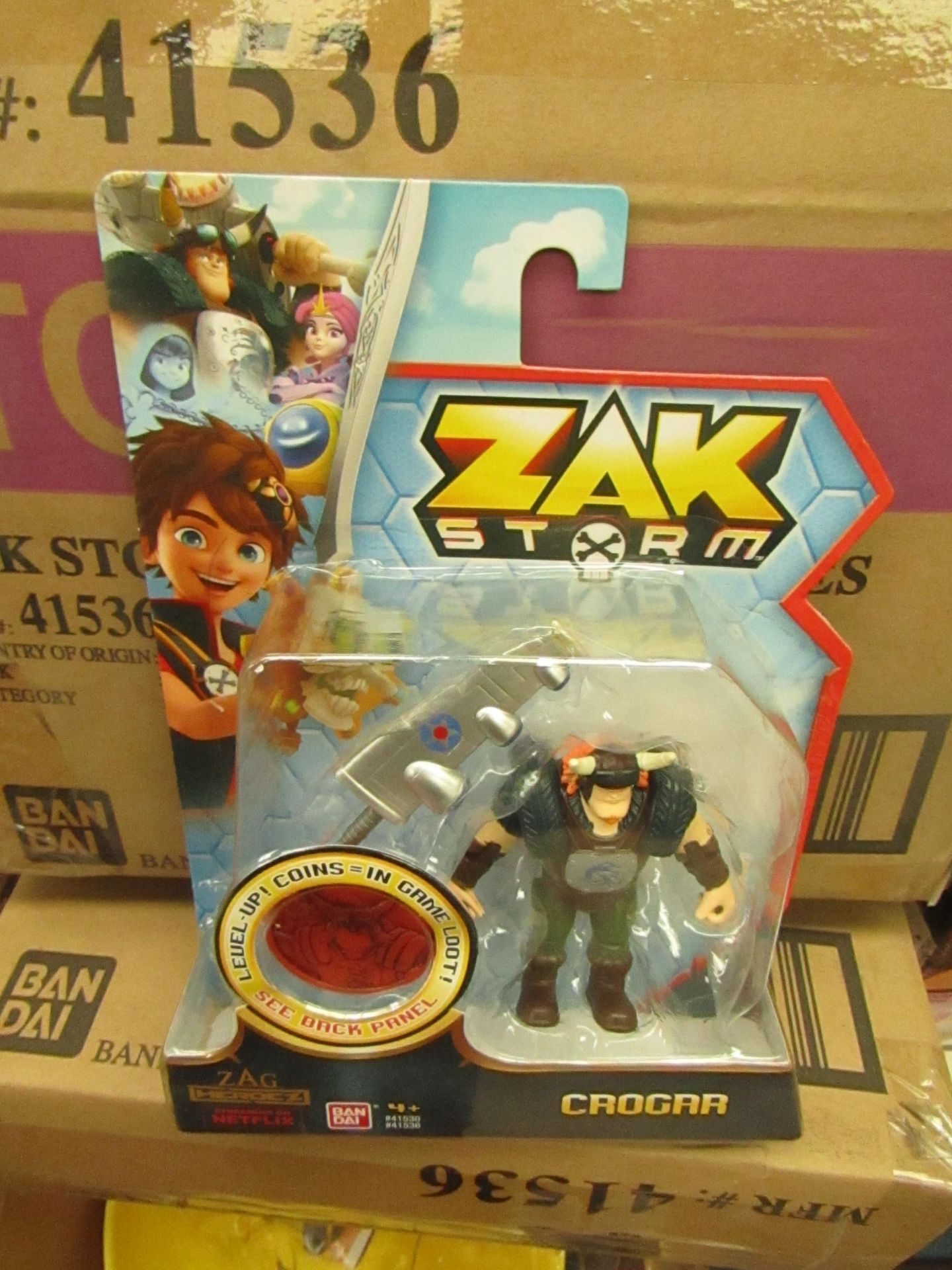 4x Zak Storm - 3" Action Figures - Unused, Packaged & Boxed.