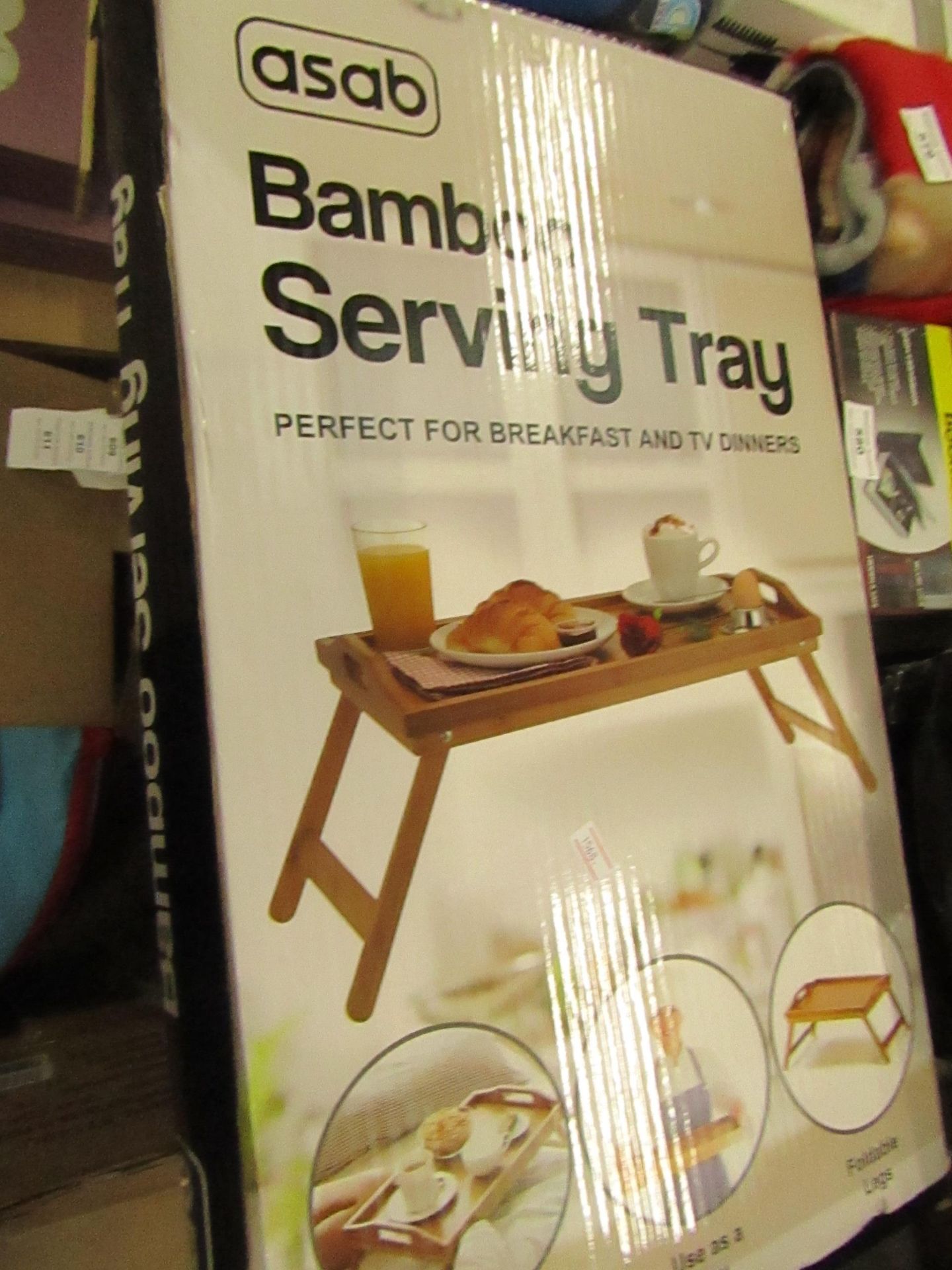 Asab - Bamboo Serving Tray - Unchecked & Boxed.
