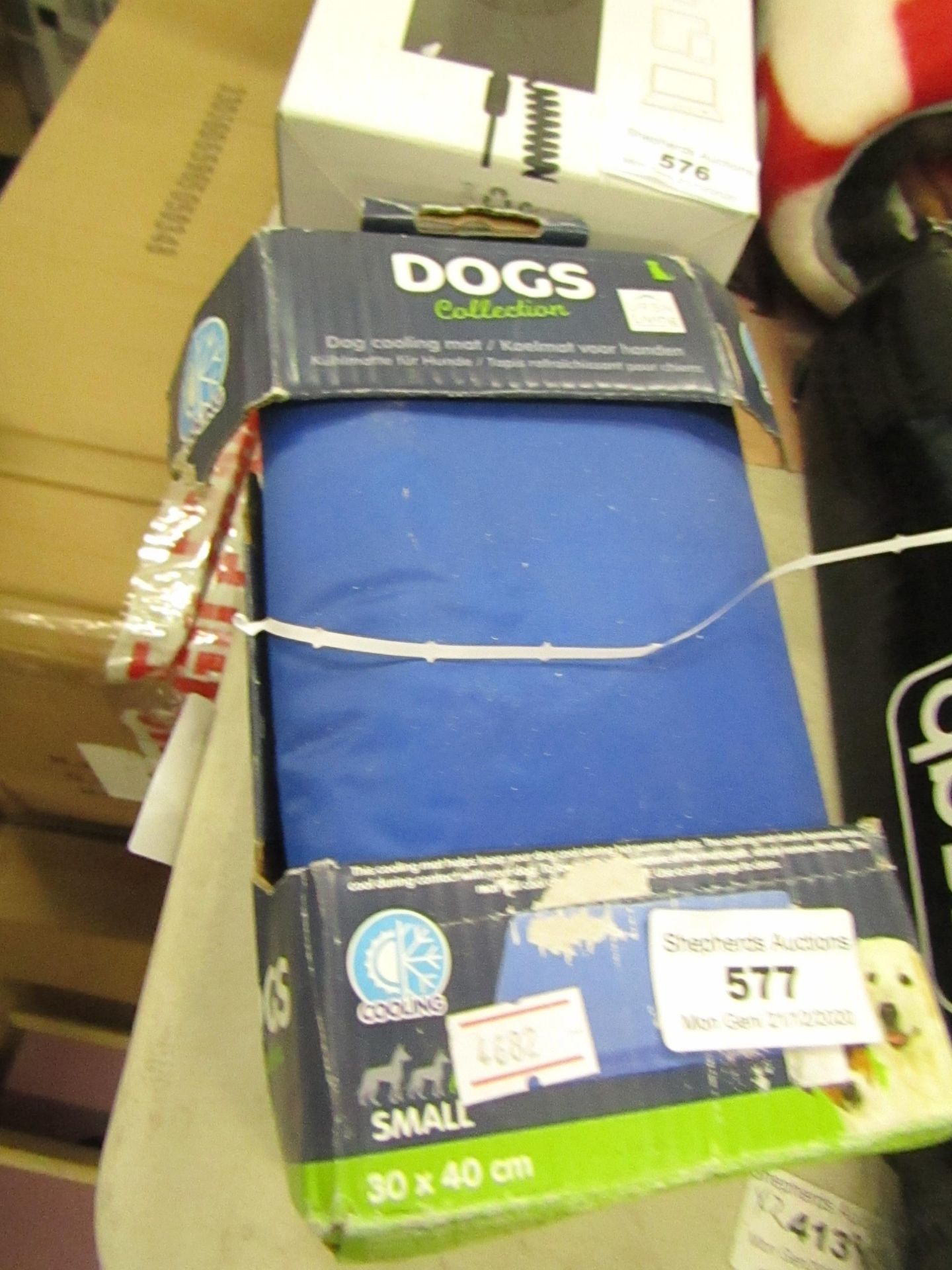 Dog Cooling mat - Packaging is damaged but item seems fine.