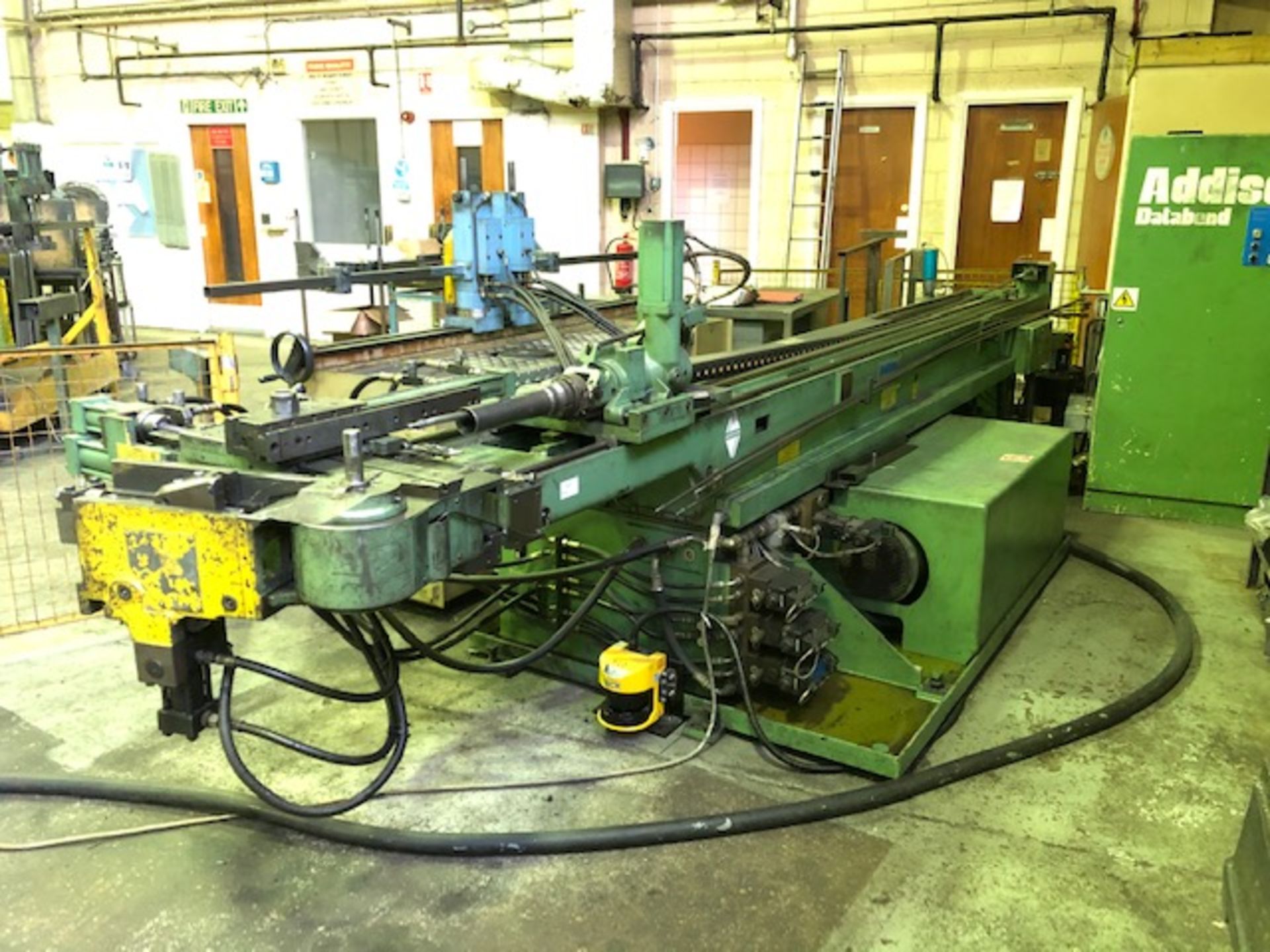 Addison DB40F tubender with CNC control with associated tooling