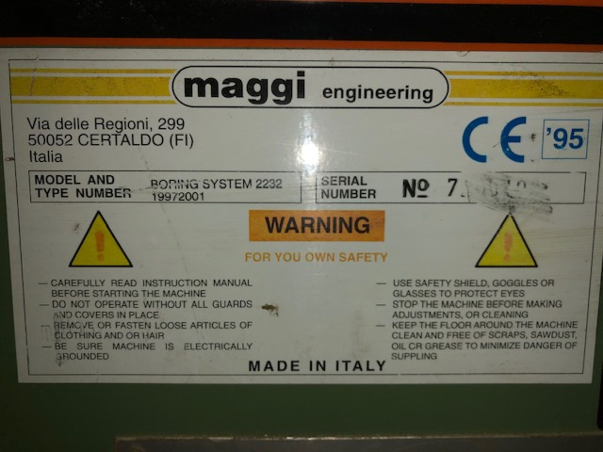 Maggi Engineering boring system - Image 4 of 4