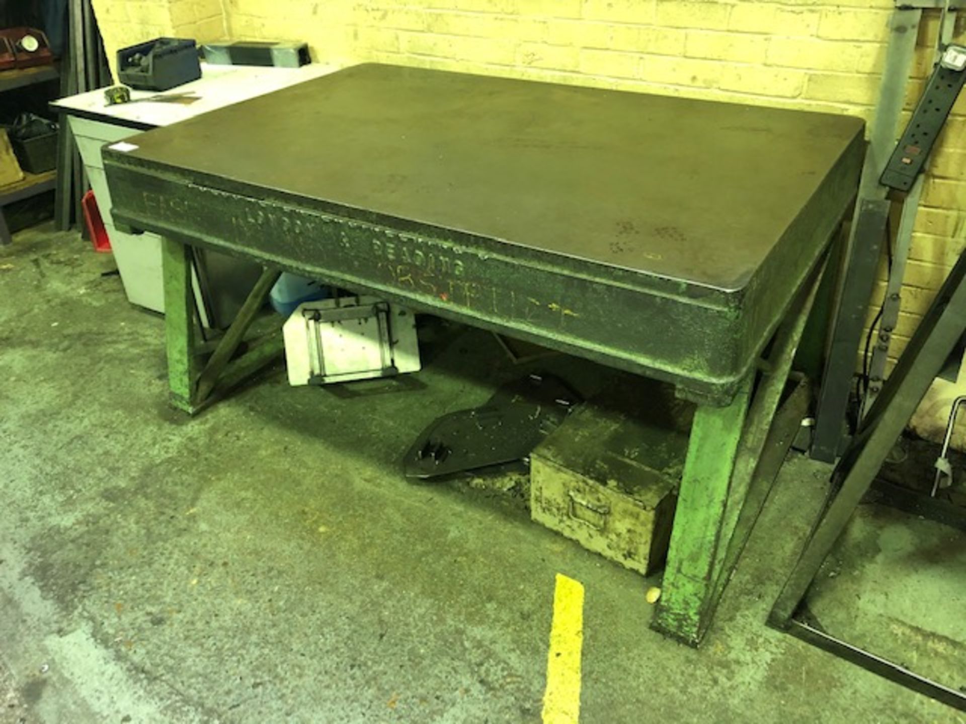 London & Reading steel surface table