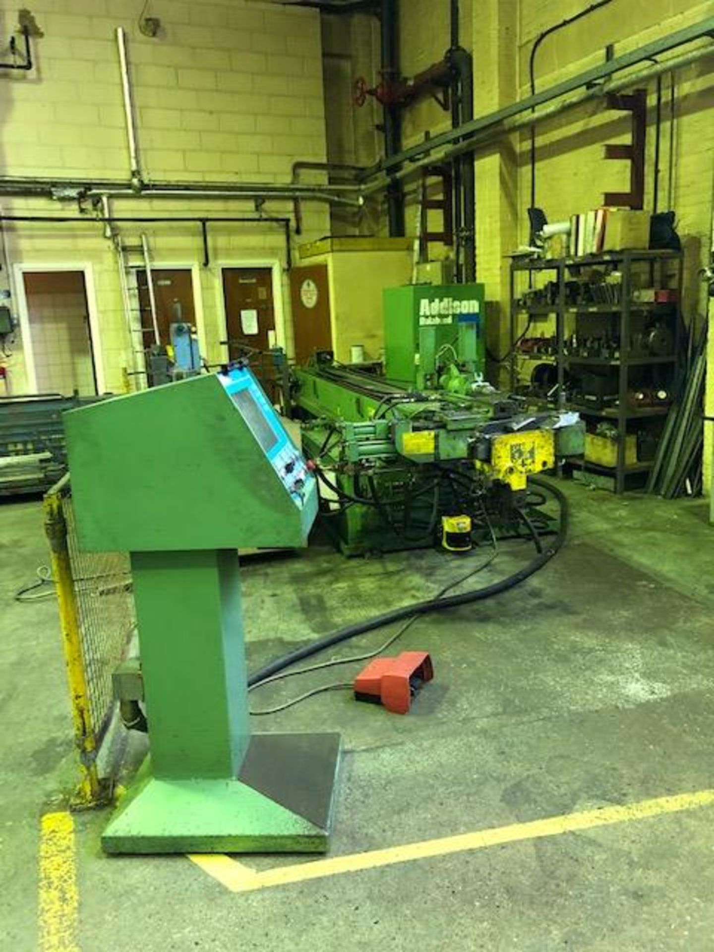 Addison DB40F tubender with CNC control with associated tooling - Image 2 of 14