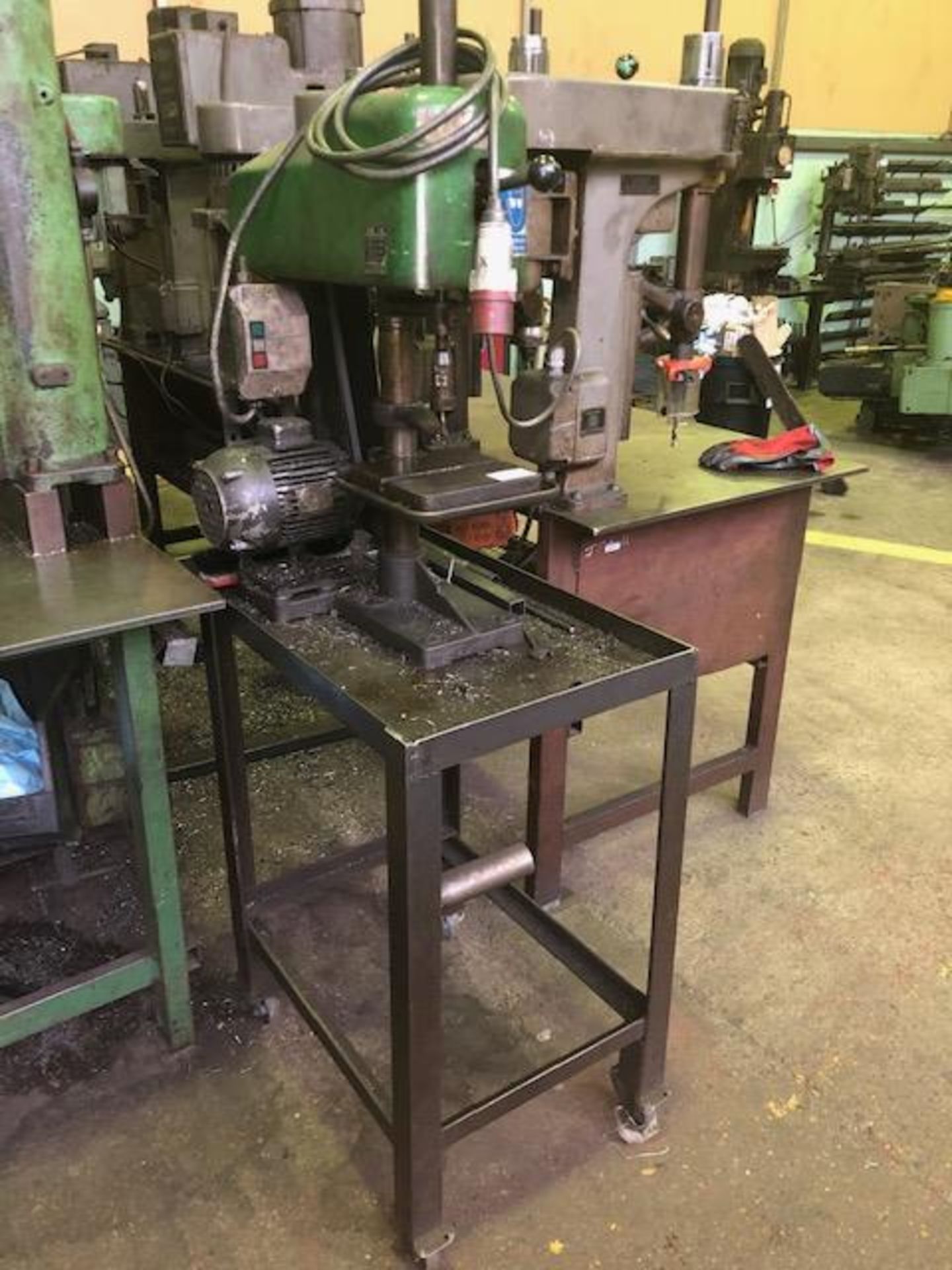 Herke 1/2 MC pillar drill on steel frame