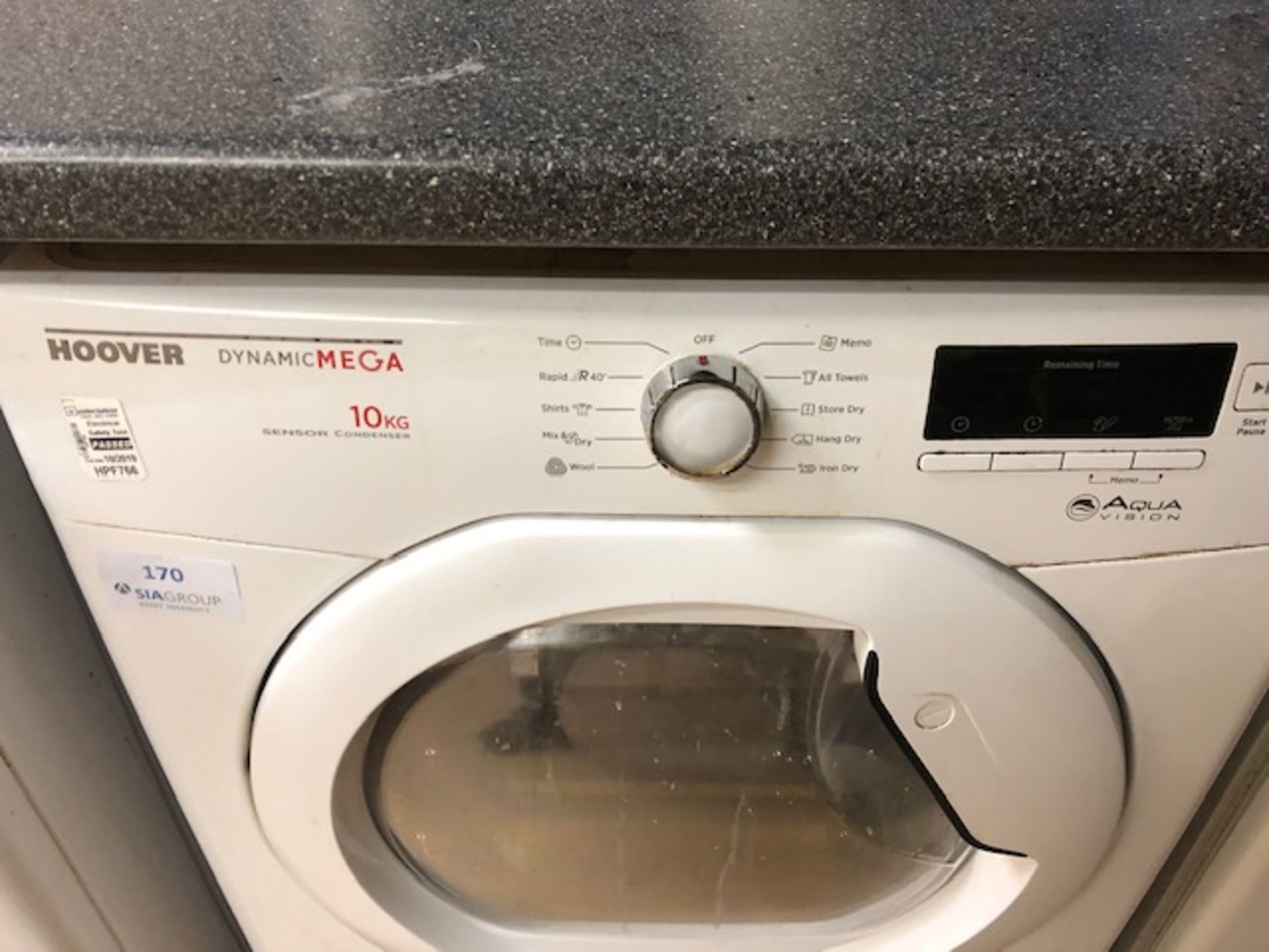 Hoover Dynamic MEGA washing machine - Image 2 of 3