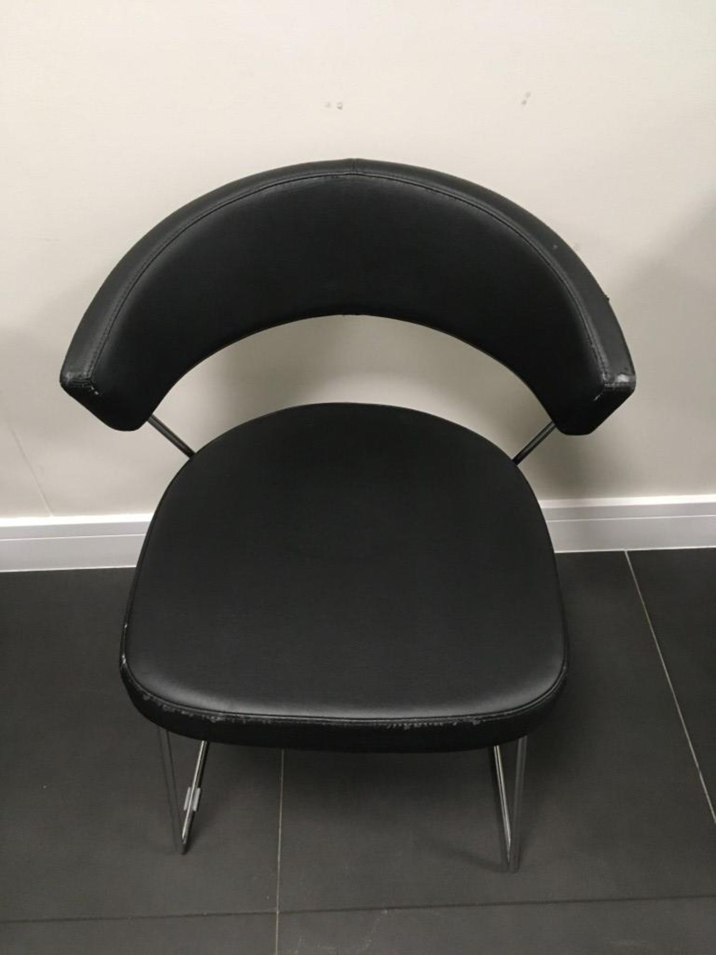 (8) Calligaris faux leather show room chairs - Image 2 of 7