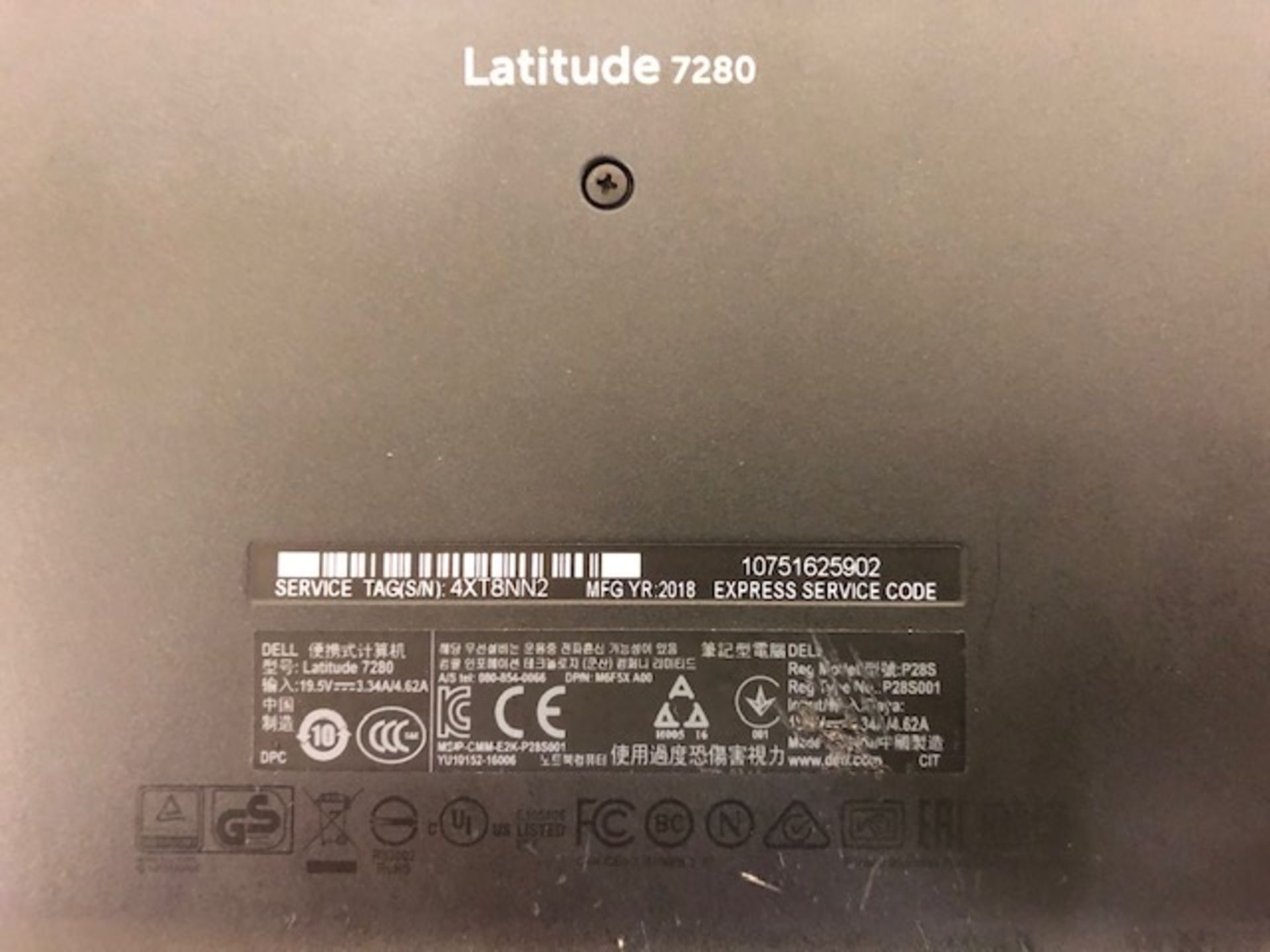 Dell Latitude 7280 12.5" Core i5 7th gen Laptop - Image 3 of 3