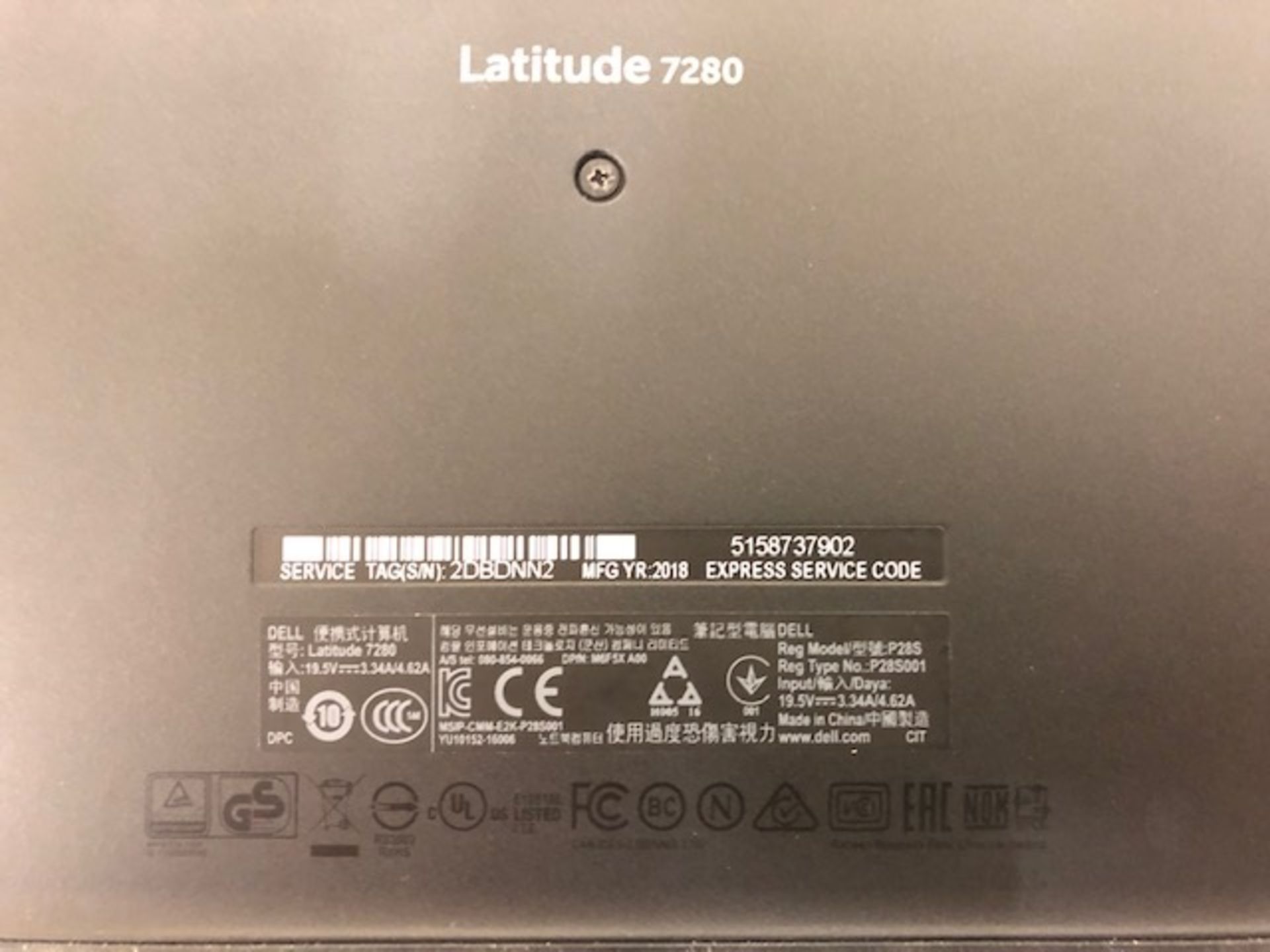 Dell Latitude 7280 12.5" Core i5 7th gen Laptop - Image 3 of 3