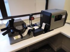 Sato CL4NX Label Printer with Sato RWG 500 Label Rewinder and Melior TTM510 Micro scanner