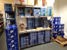 (24) Bays of boltless light duty shelving