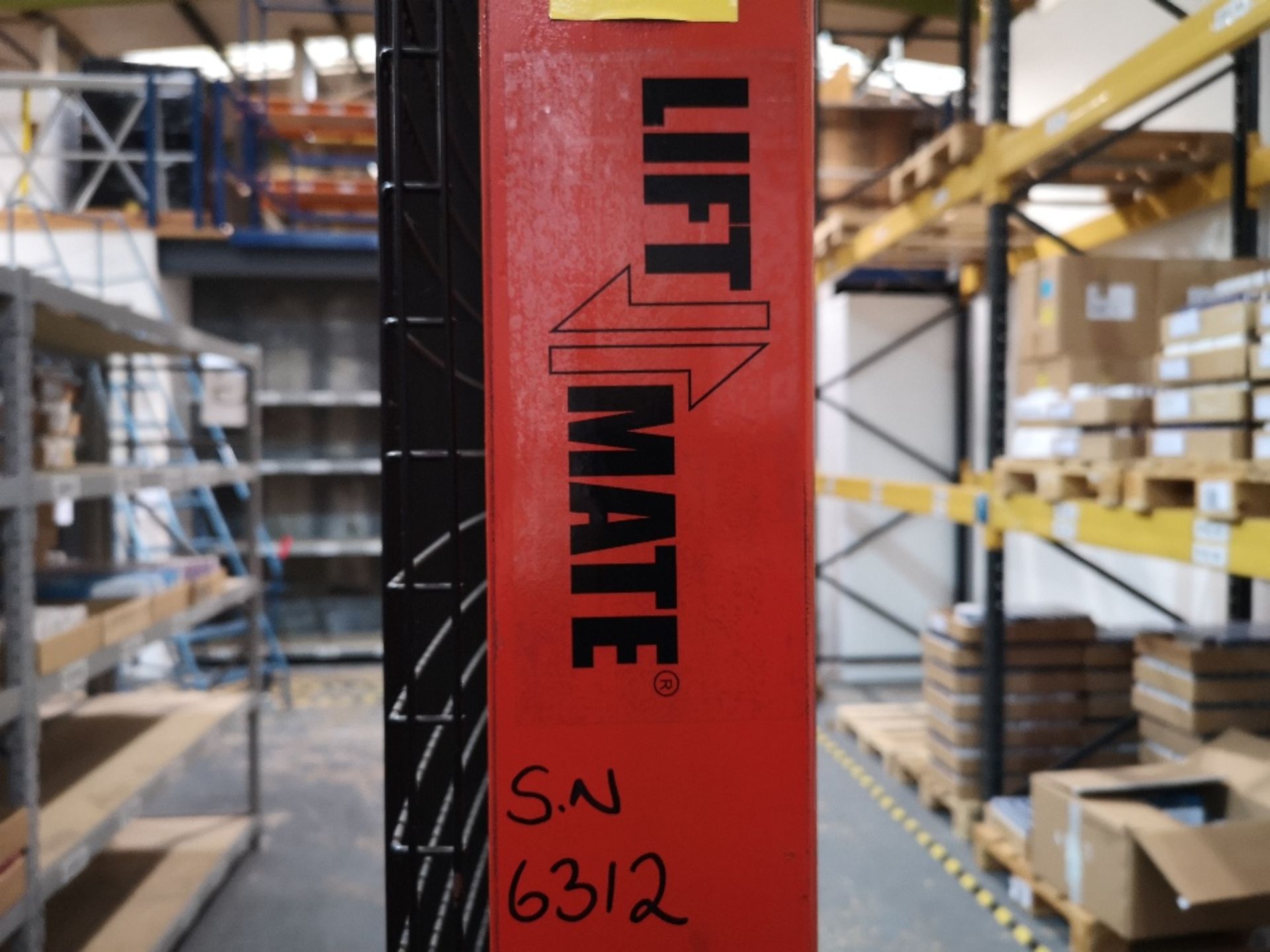 Liftmate electric lift pallet stacker 1000kg capacity 4.2m max height - Image 4 of 5