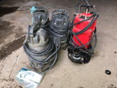 (4) Various Submersible pumps