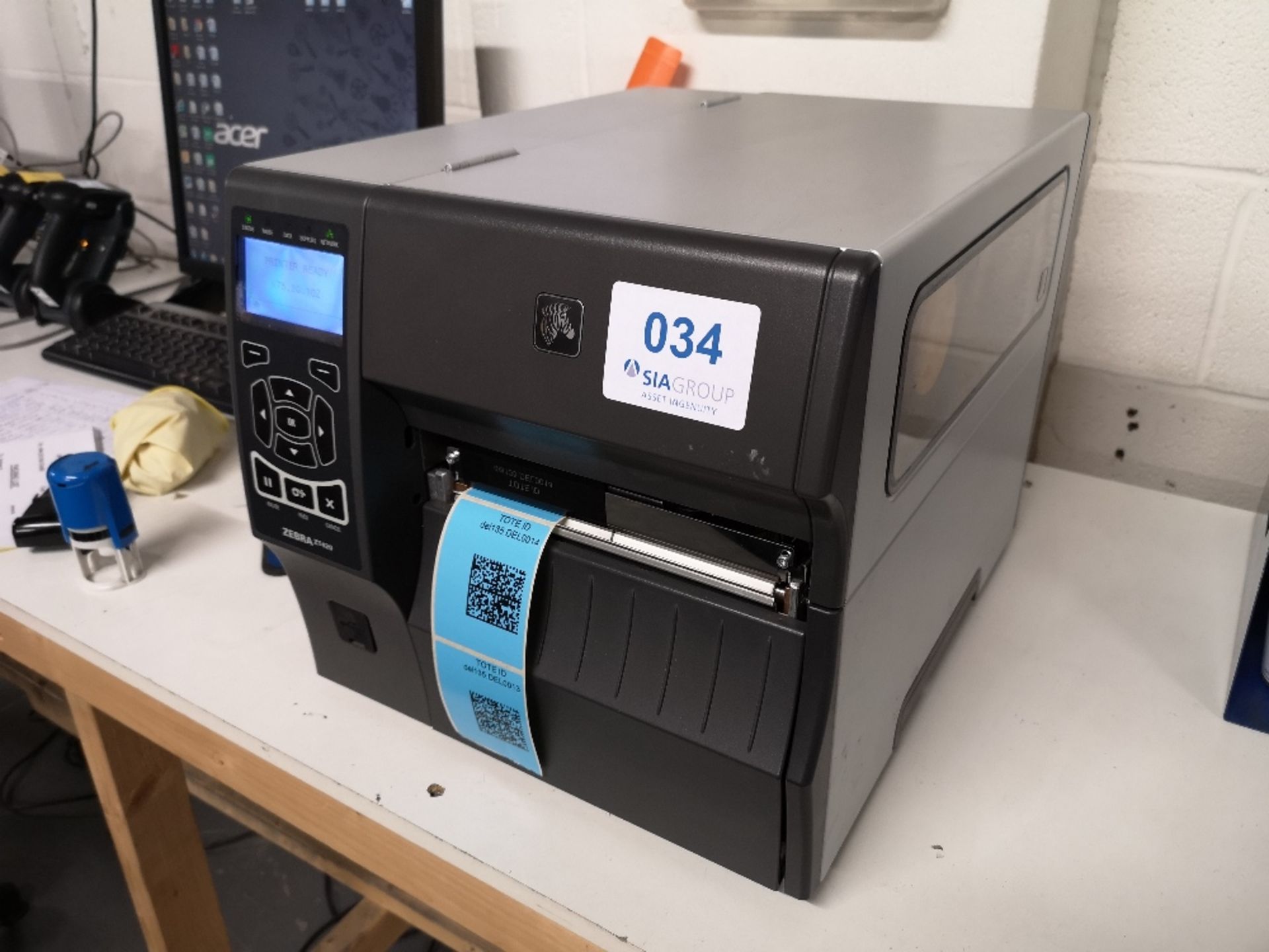 Zebra ZT420 Thermal Transfer Label Printer