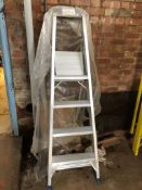 Clow five tread fibreglass step ladder