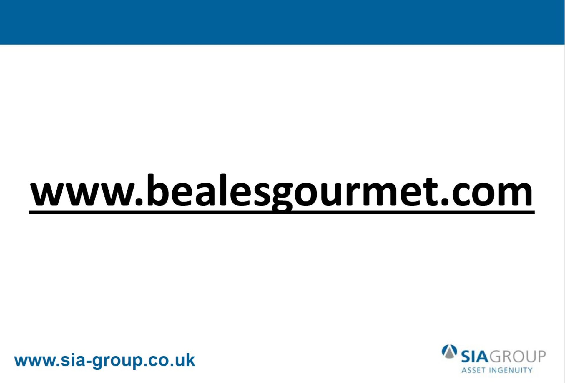 Domain Name: www.bealesgourmet.com