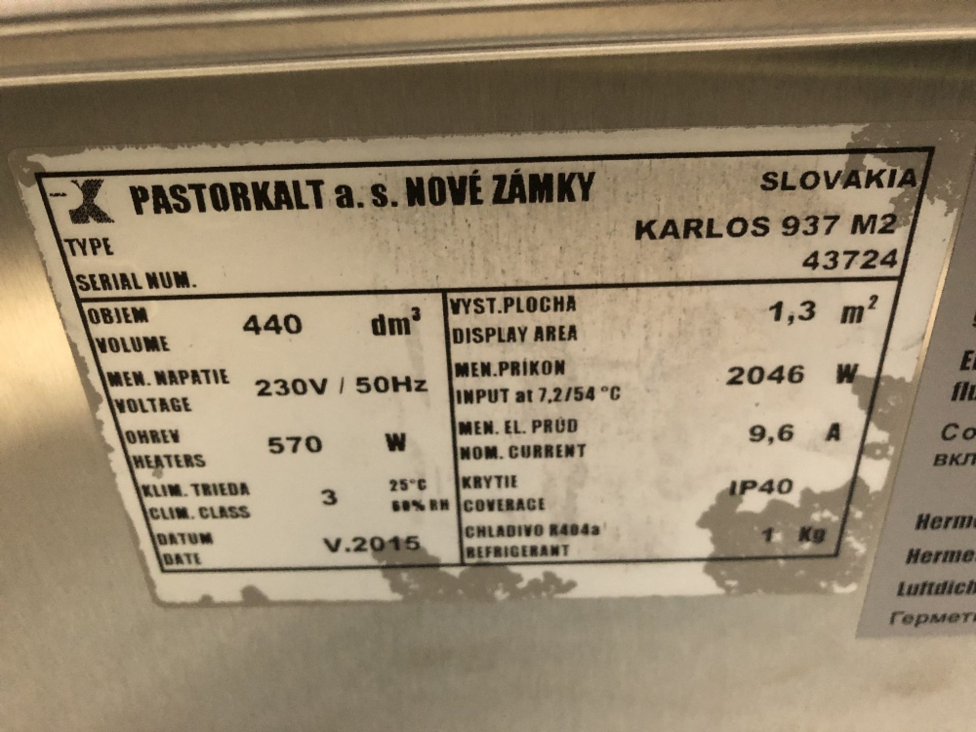 Pastorkalt Karlos 937M2 Stainless Steel Multi Deck Display Chiller - Image 3 of 3