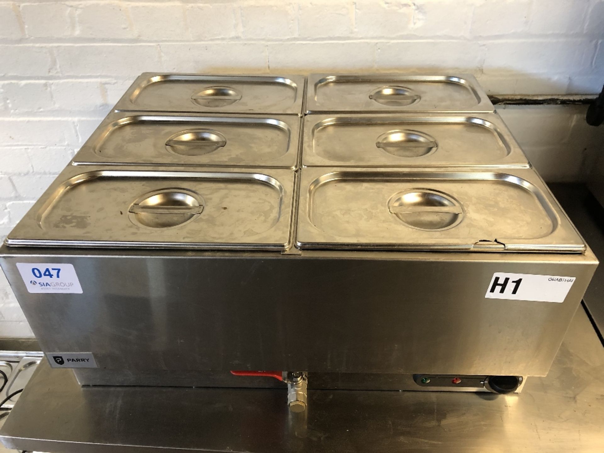 Parry 1985 Stainless Steel Wet Heat Electric Gastronorm Bain Marie - Image 2 of 4