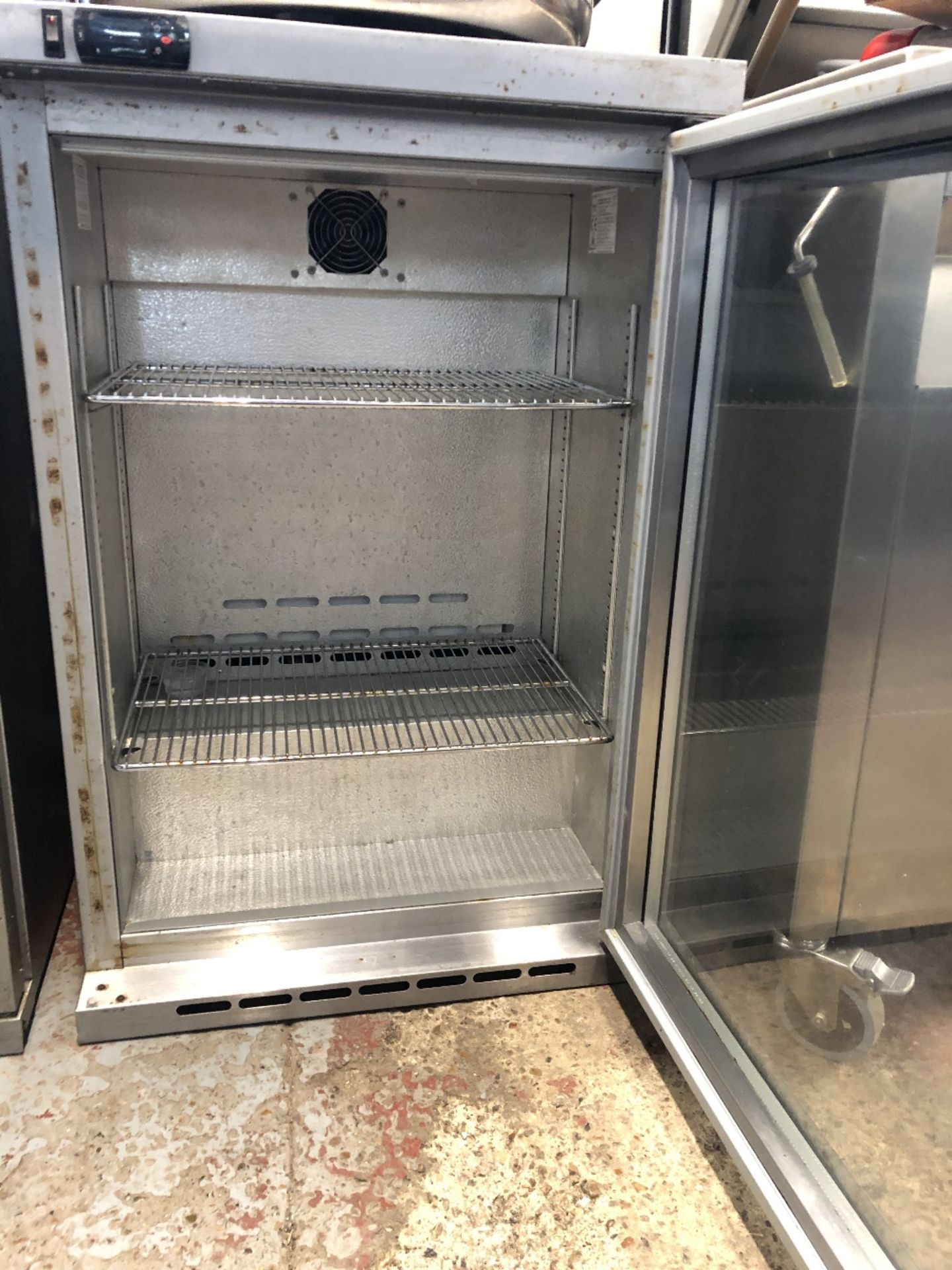 Osborne 180E Single Glass Door Stainless Steel Bottle Cooler - Image 2 of 3