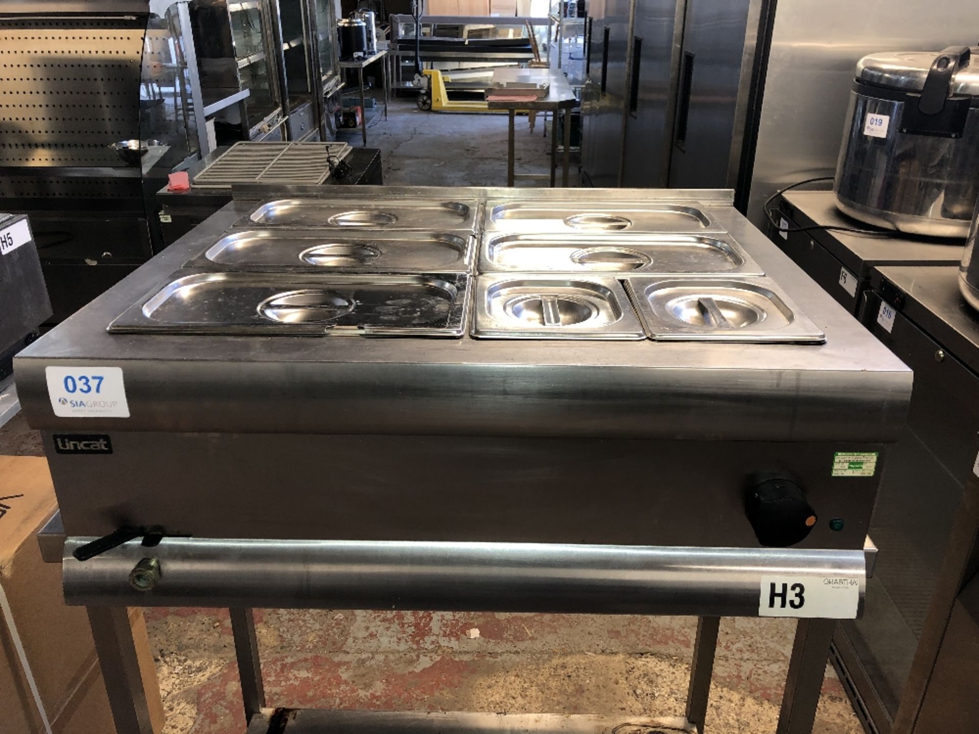 Lincat BM7XW Stainless Steel Wet Heat Electric Bain Marie