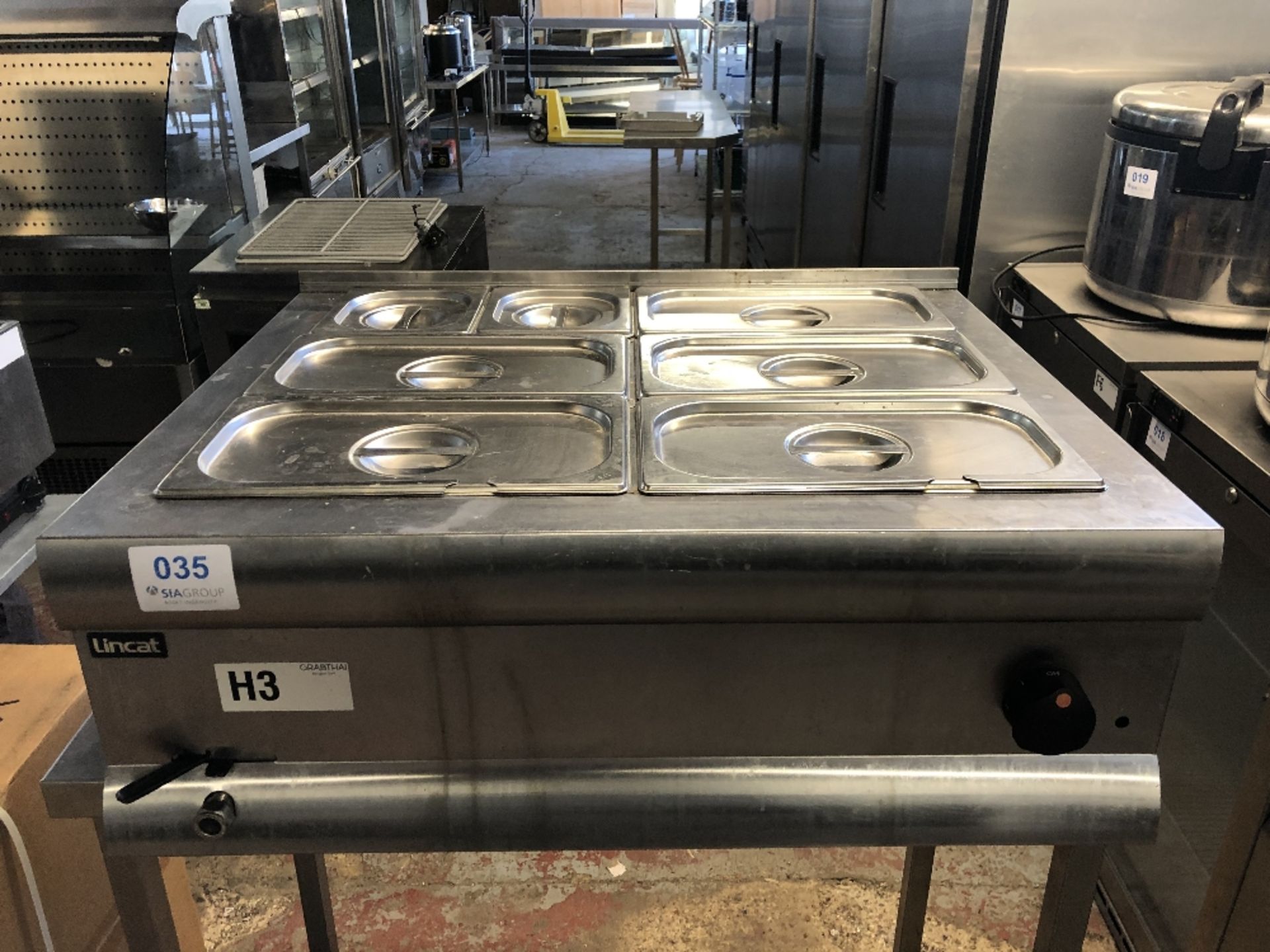 Lincat BM7XW Stainless Steel Wet Heat Electric Bain Marie