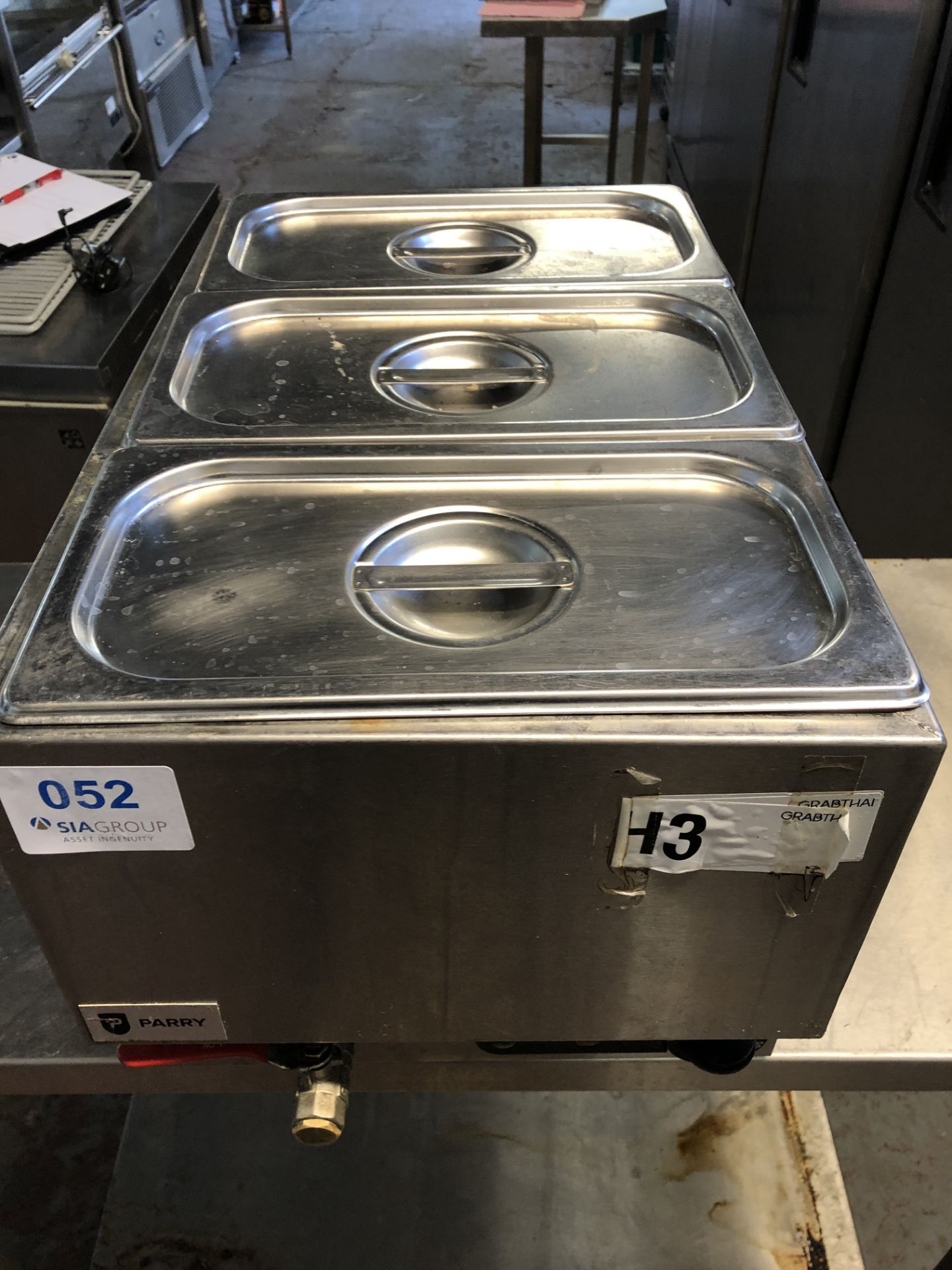 Parry 1885FB Stainless Steel Wet Heat Electric Gastronorm Bain Marie - Image 2 of 3