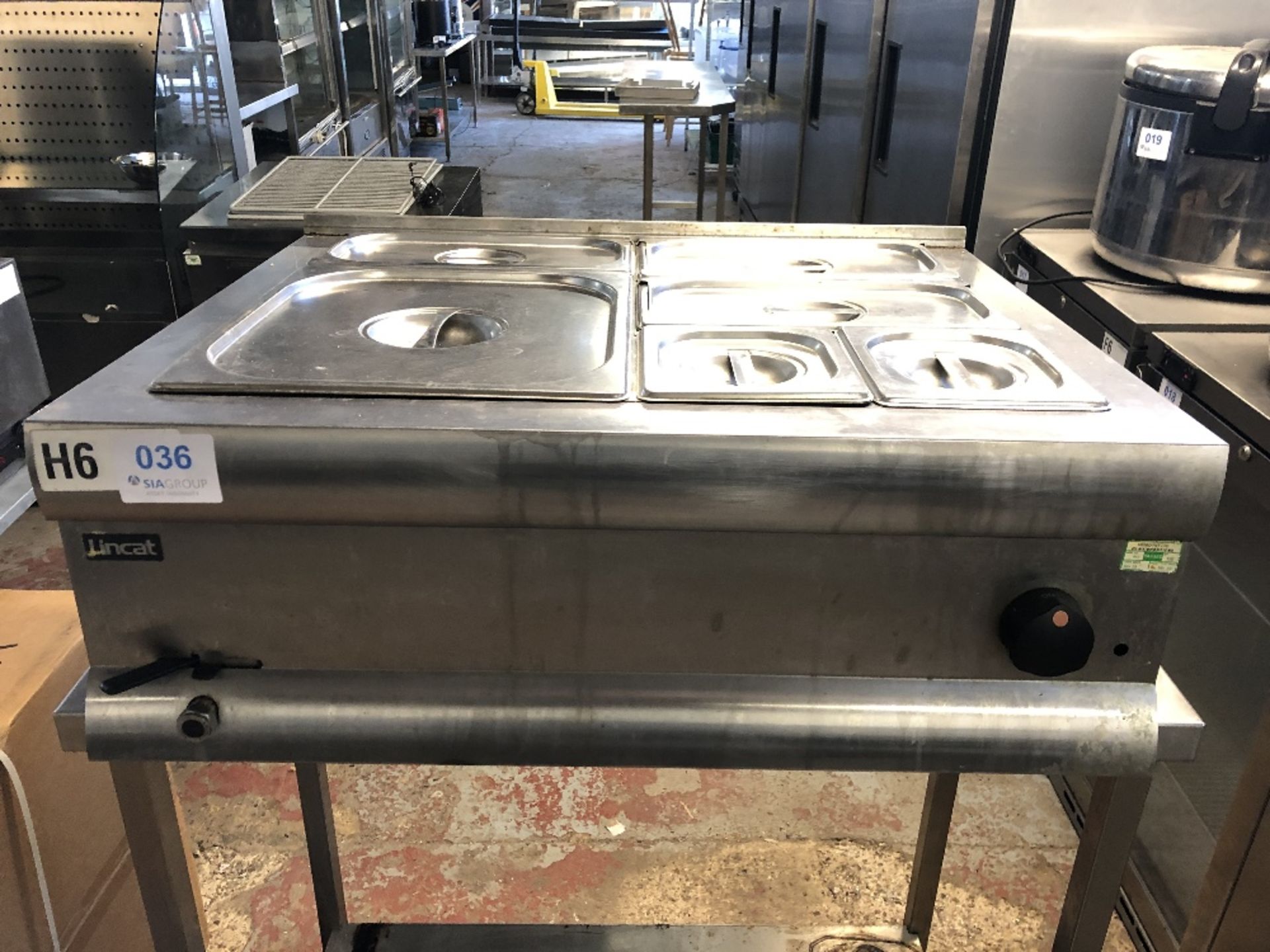 Lincat BM7XW Stainless Steel Wet Heat Electric Bain Marie