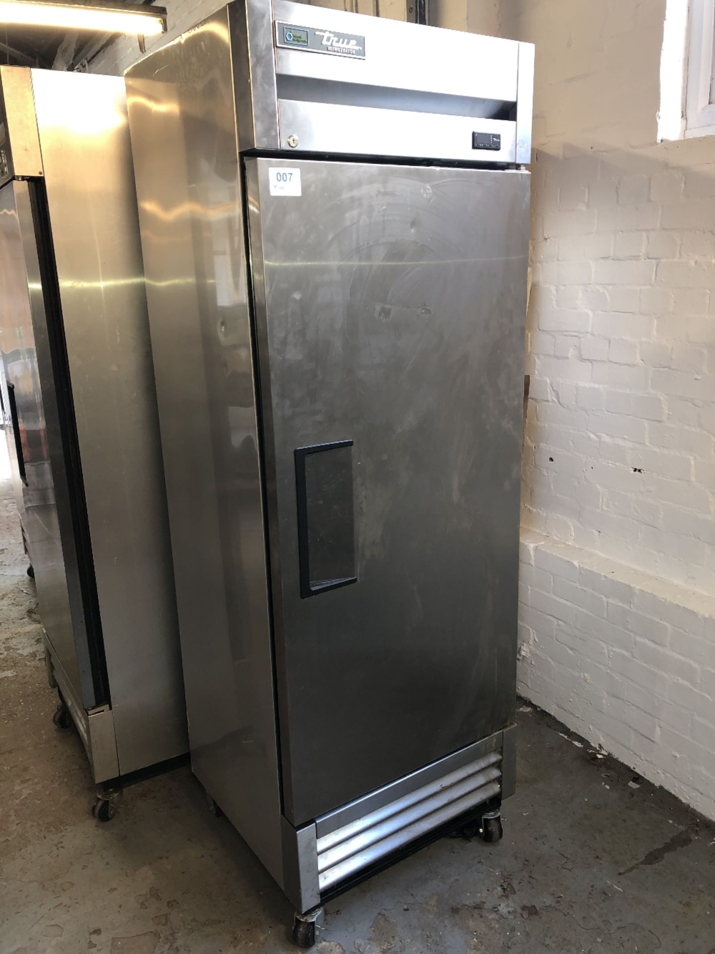 True Refrigeration T-19E-HC Upright Commercial Stainless Steel Fridge