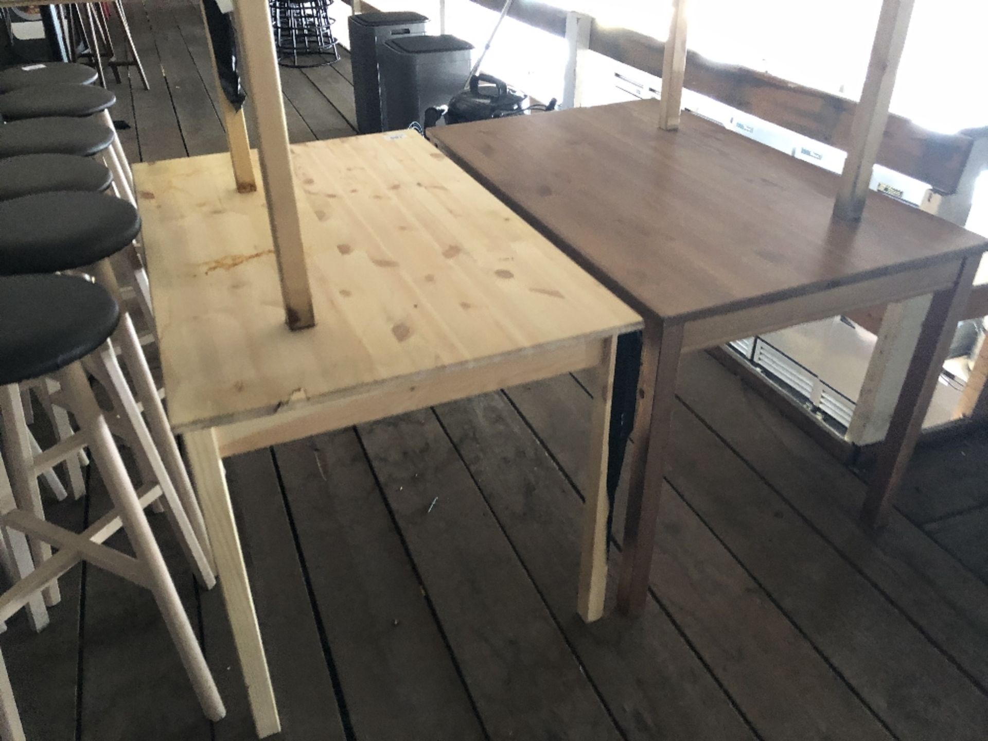 (3) Ikea Rectangular Dining Tables - Image 2 of 3