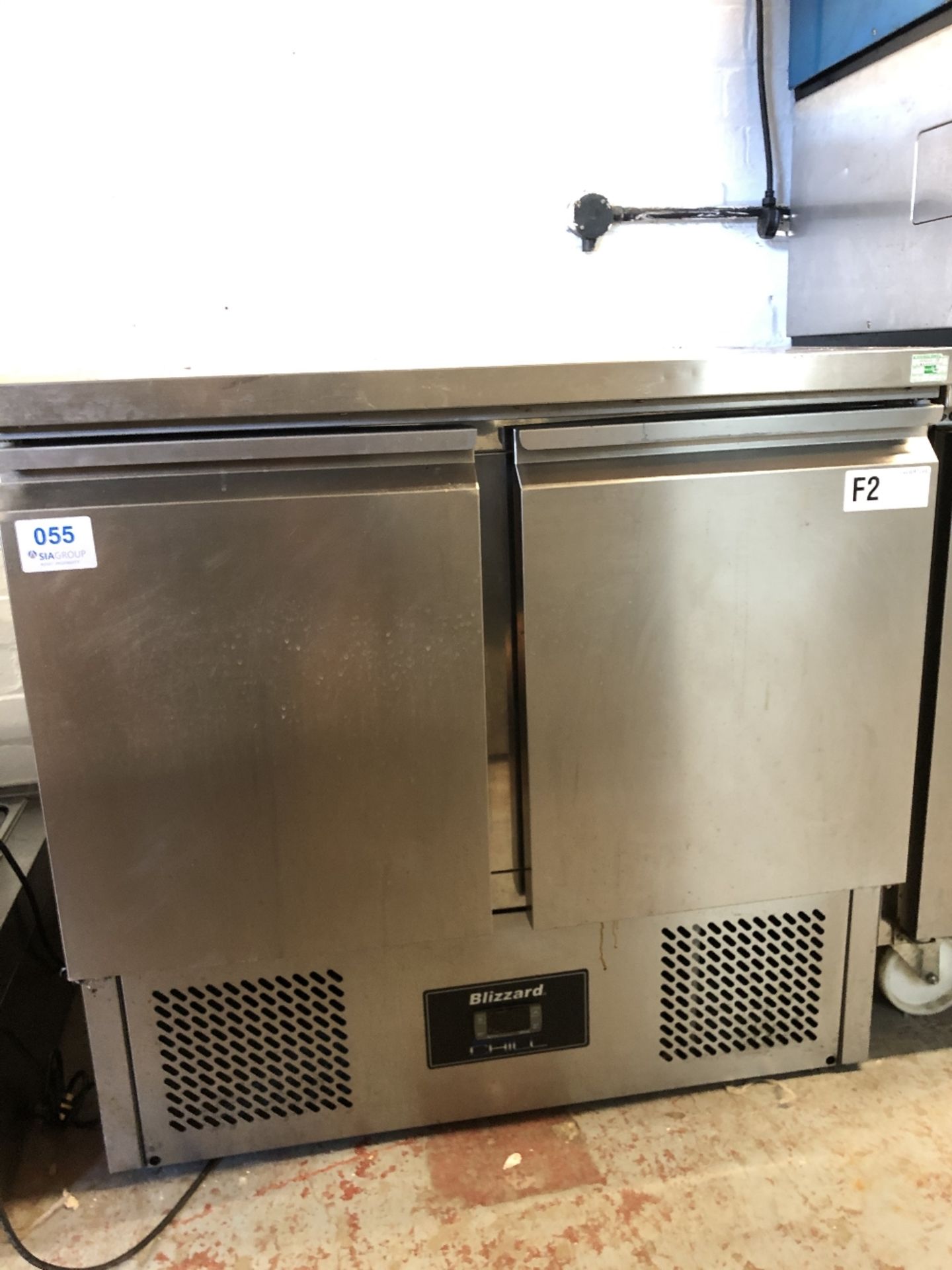 Blizzard BCC2 Compact 2 Door Stainless Steel 214Ltr Gastronorm Counter