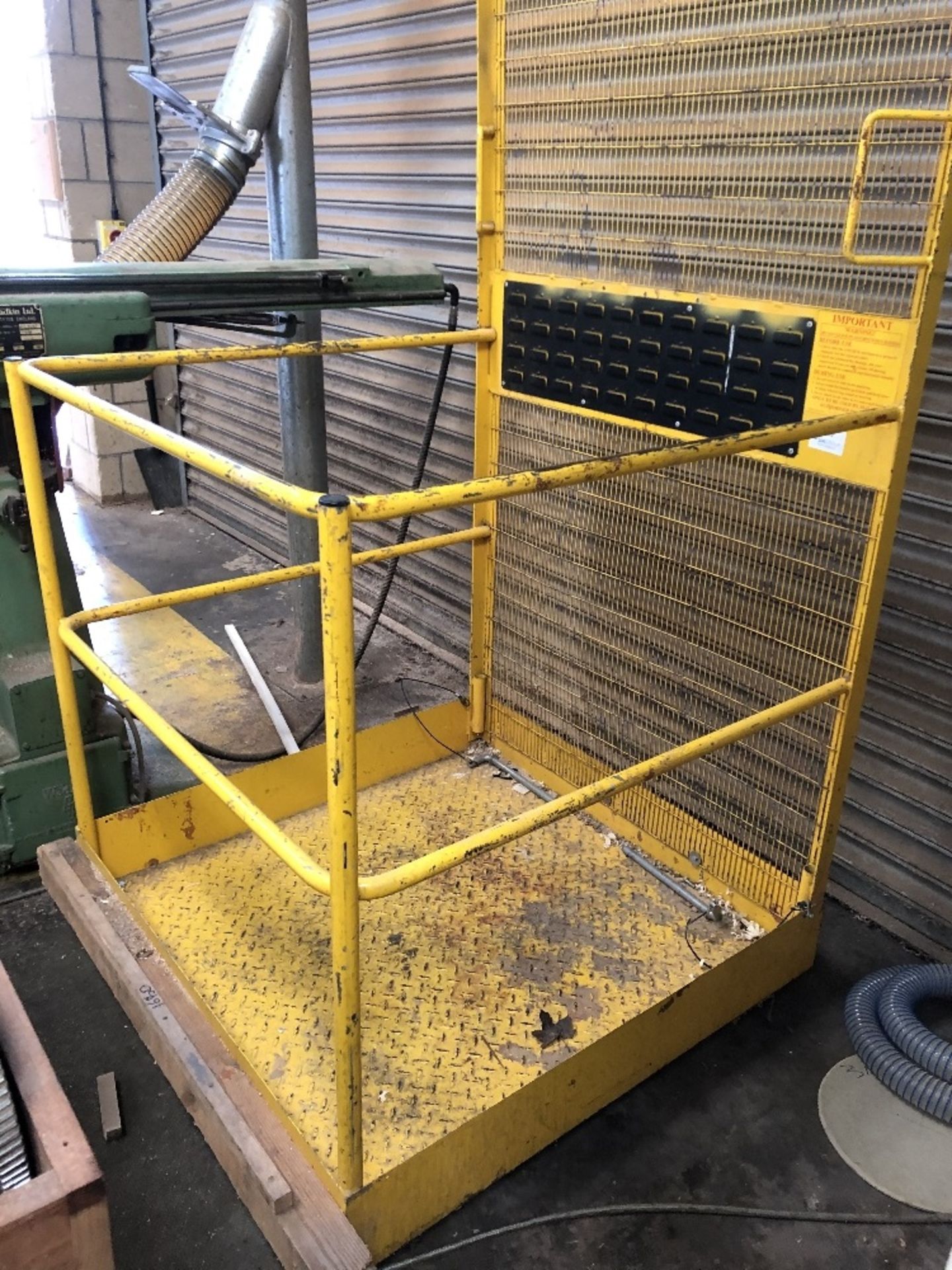 Euroquipment Economy Safety Access Platform Forklift Attachment - Image 3 of 4
