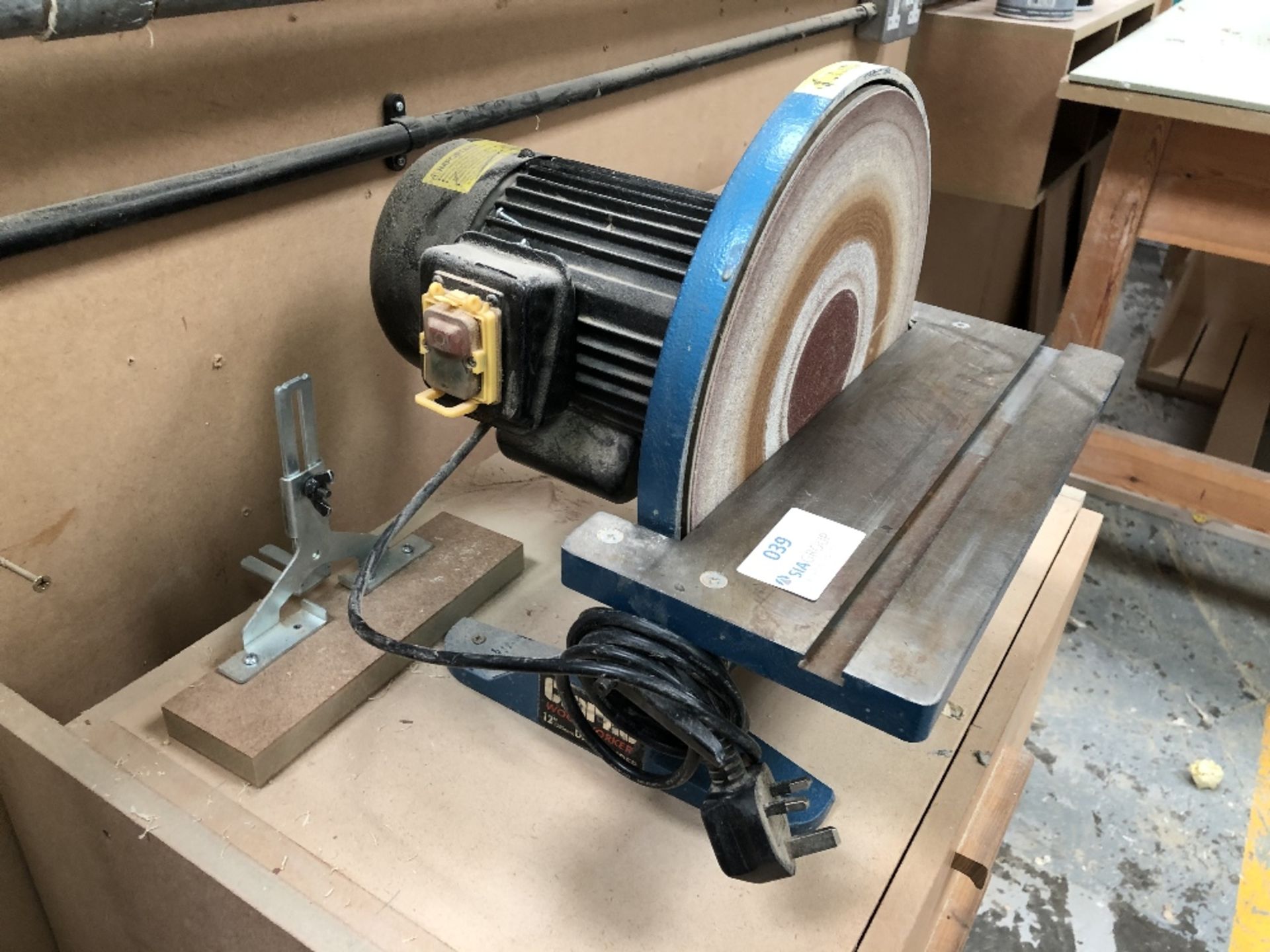 Clarke Woodworker 12" Disc Sander - Image 2 of 3