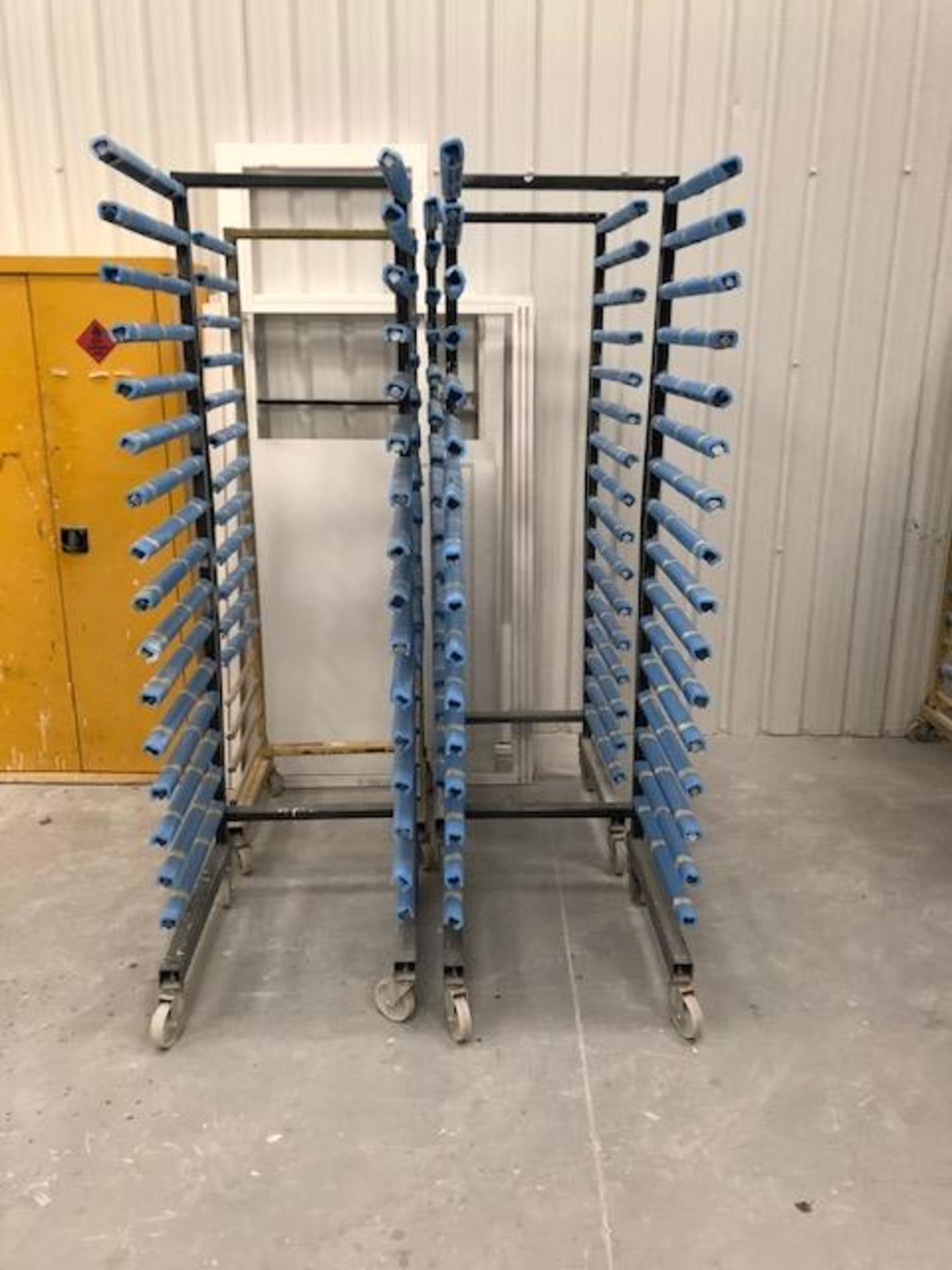 (4) Mobile Steel Fabricated Drying Racks - Image 2 of 3