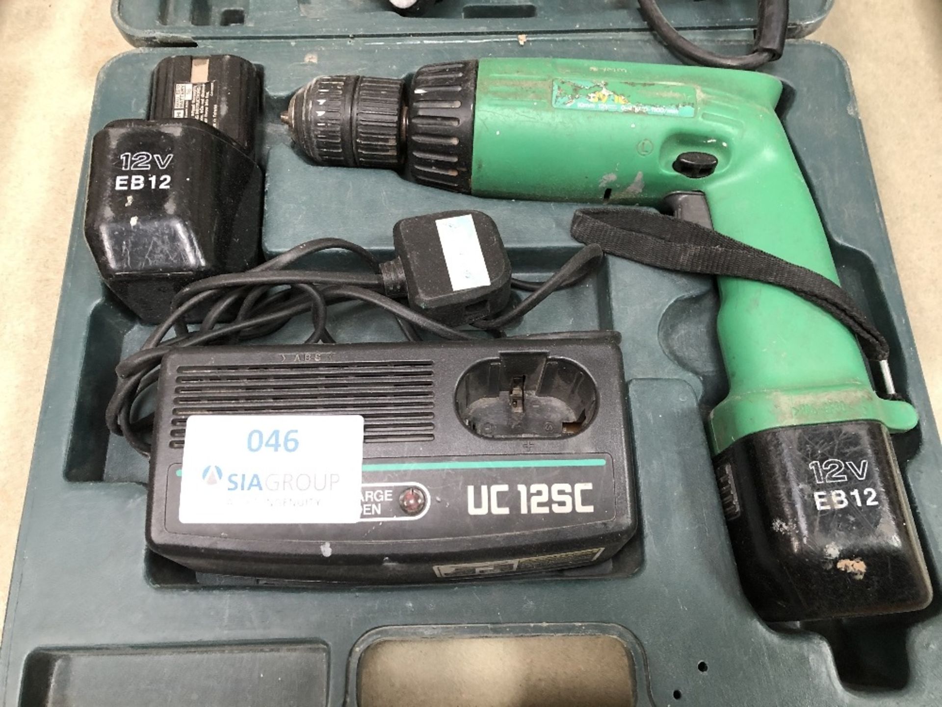 Hitachi Battery Drill and Hitachi FDV16VB2 240v Hammer Drill - Image 2 of 3