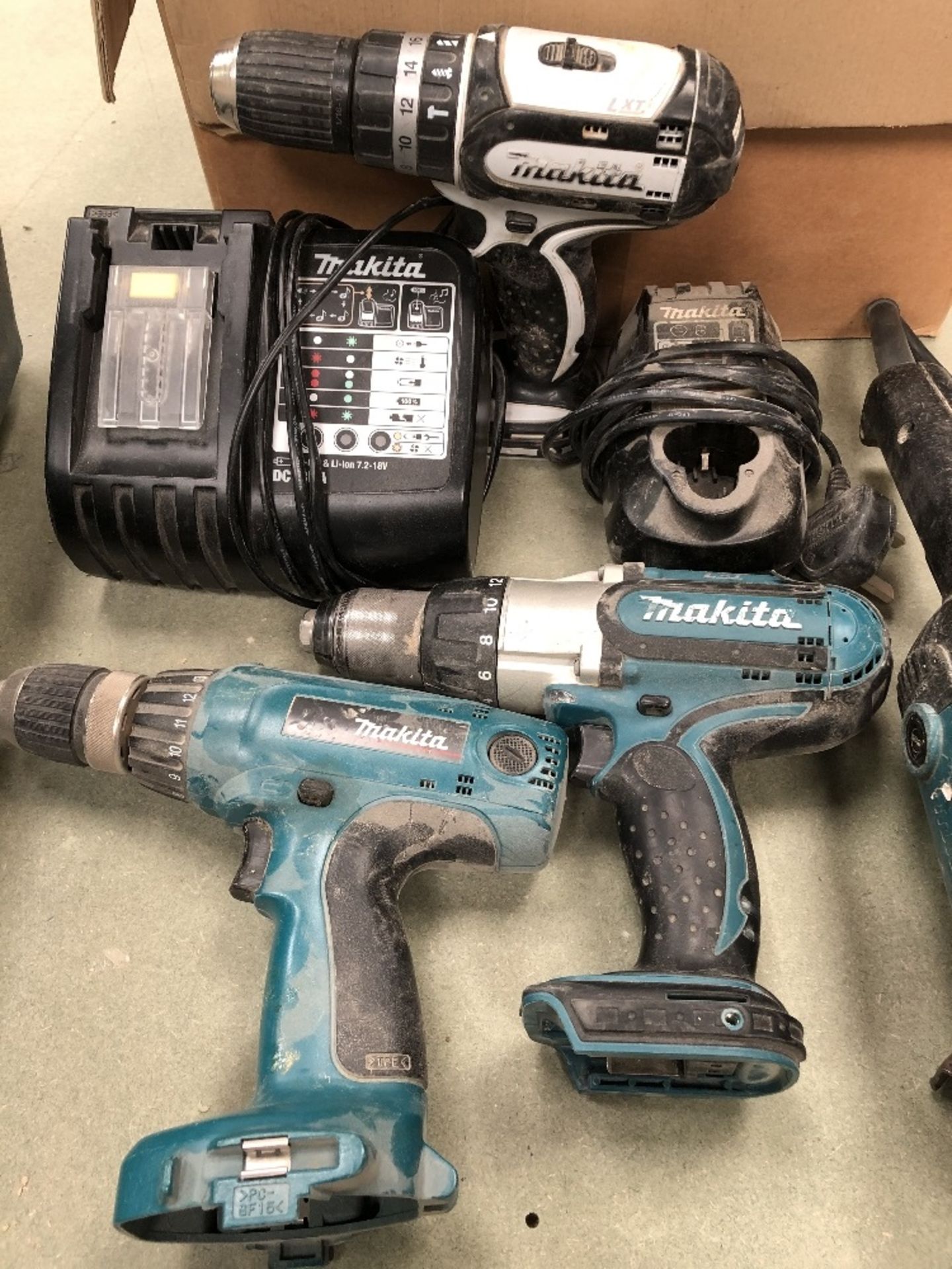 Makita 110v Angle Grinder & Makita Battery Drills Parts & Spares - Image 2 of 3