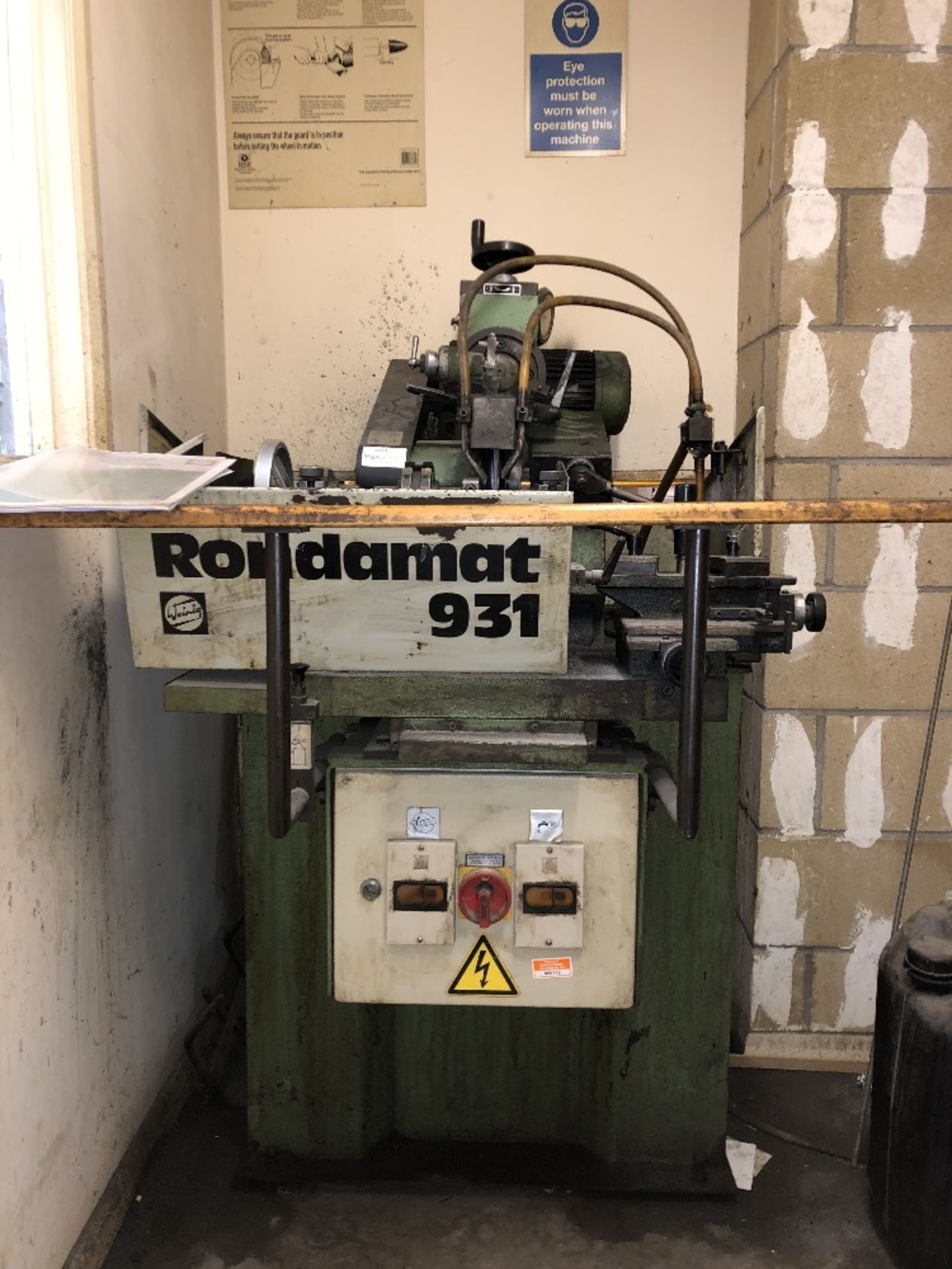 Weinig Rondamat R931 High Precision Straight and Profile Grinding Machine