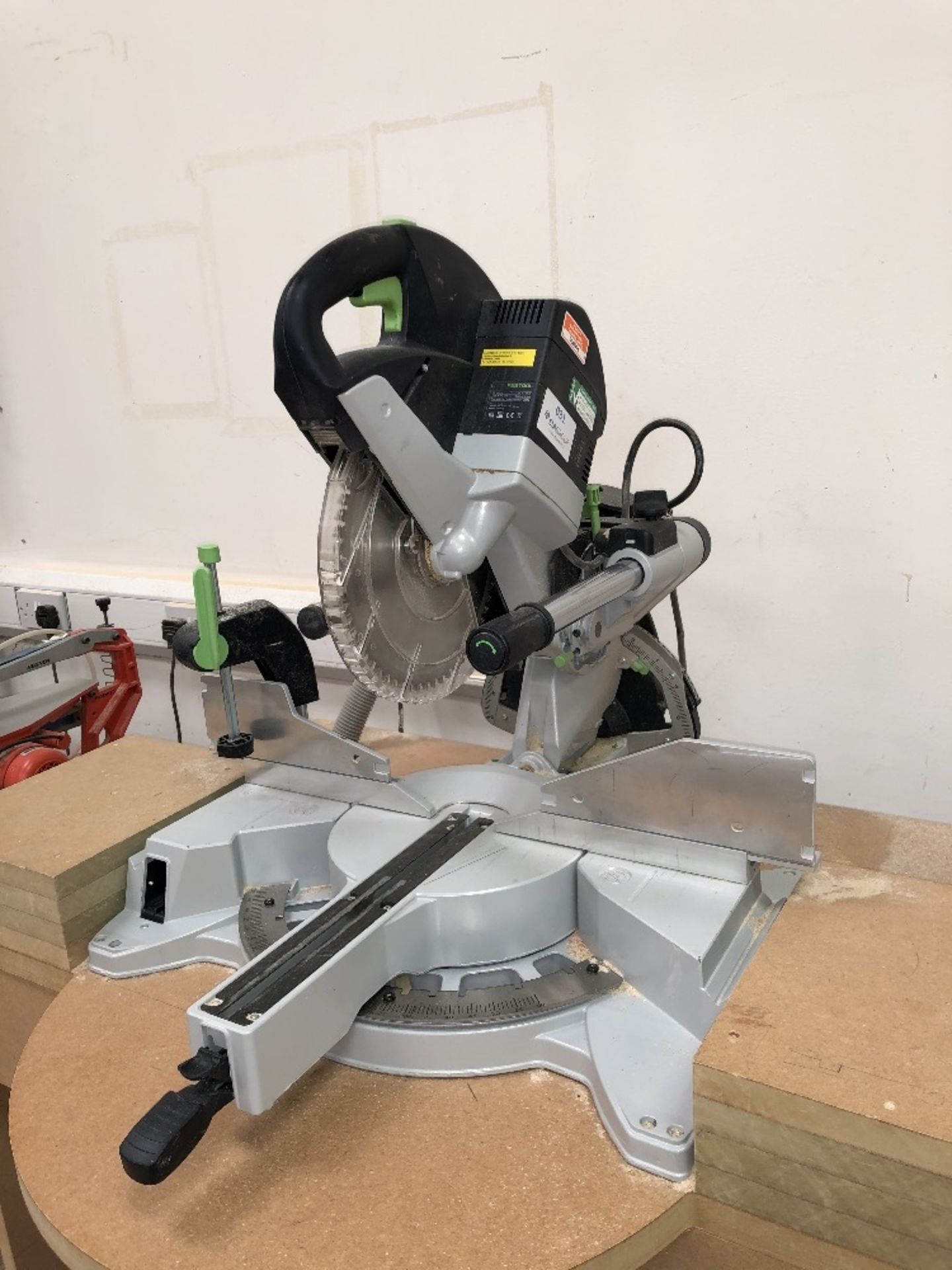 Festool KS120EB Sliding Compound Mitre Saw with Titan TTB431VAC Wet & Dry Vacuum - Image 2 of 6