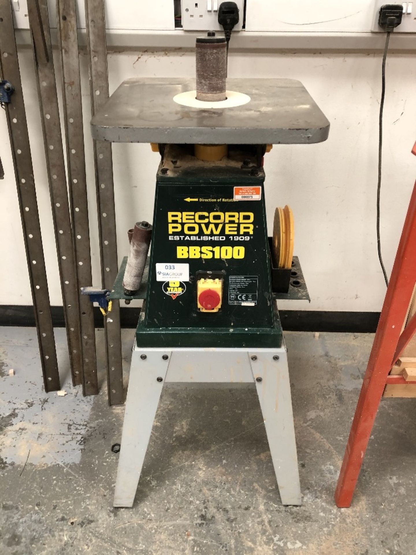 Record Power BBS100 Oscillating Bobbin Sander