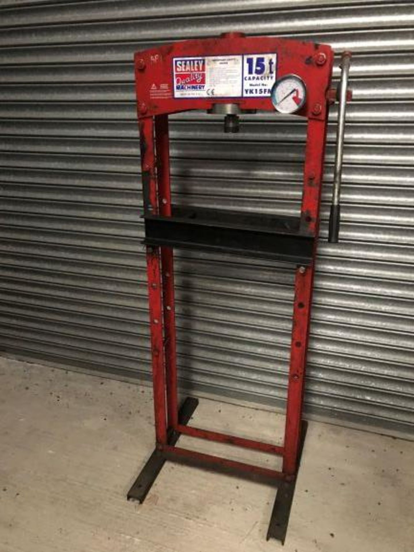 Sealey Hydraulic Press 15ton Floor Type YK15FM