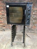 Blue Seal E32MS Turbofan Convection Oven on Mobile Stainless Steel Stand