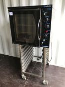 Blue Seal E32M Turbofan Convection Oven on Mobile Stainless Steel Stand