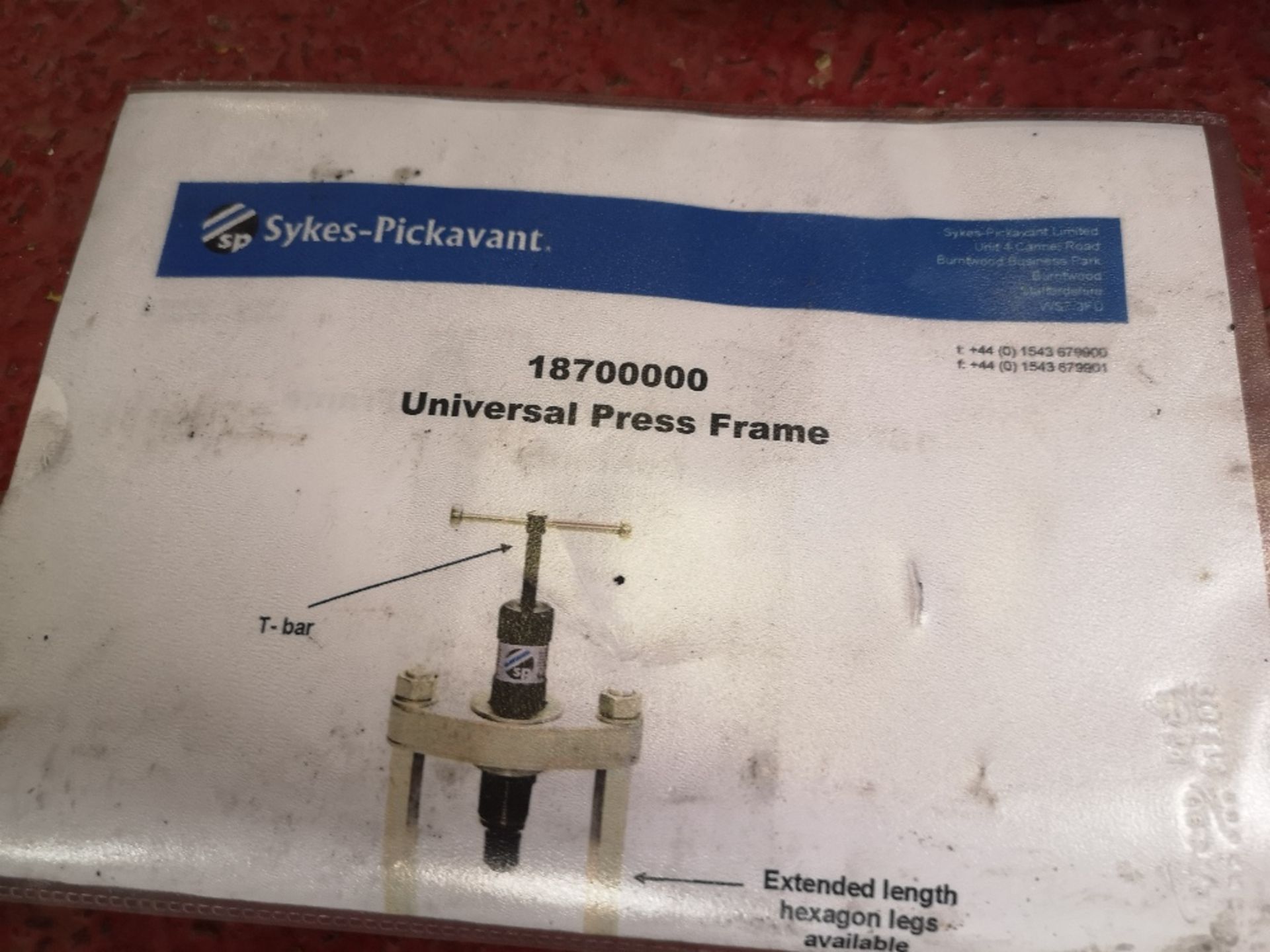 Sykes Pickavant Universal Press Frame - Image 3 of 4