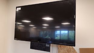 Cello 50" LED Television, wall bracket & keyboard with intergrated mouse