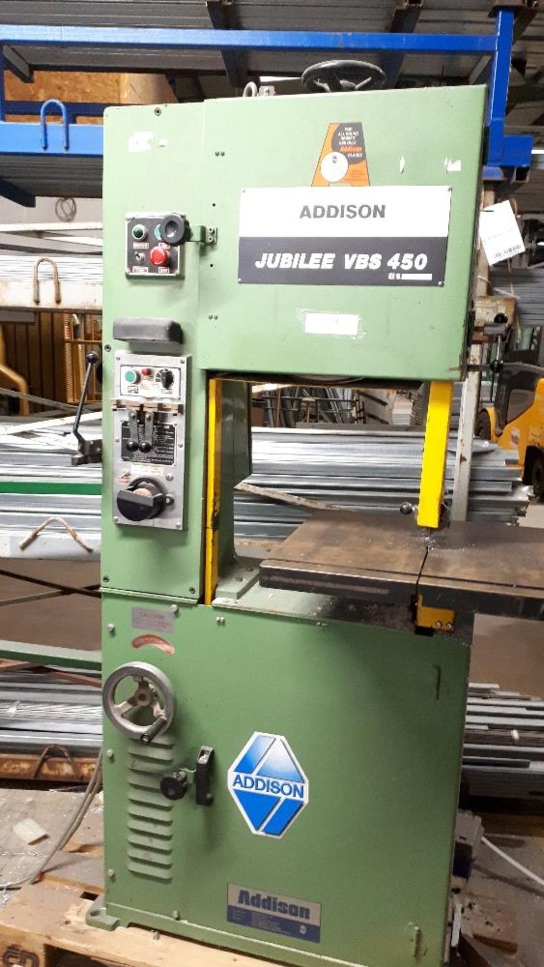 T-Jaw VBS450 / Addison Jubilee VBS450 vertical bandsaw - Image 3 of 8